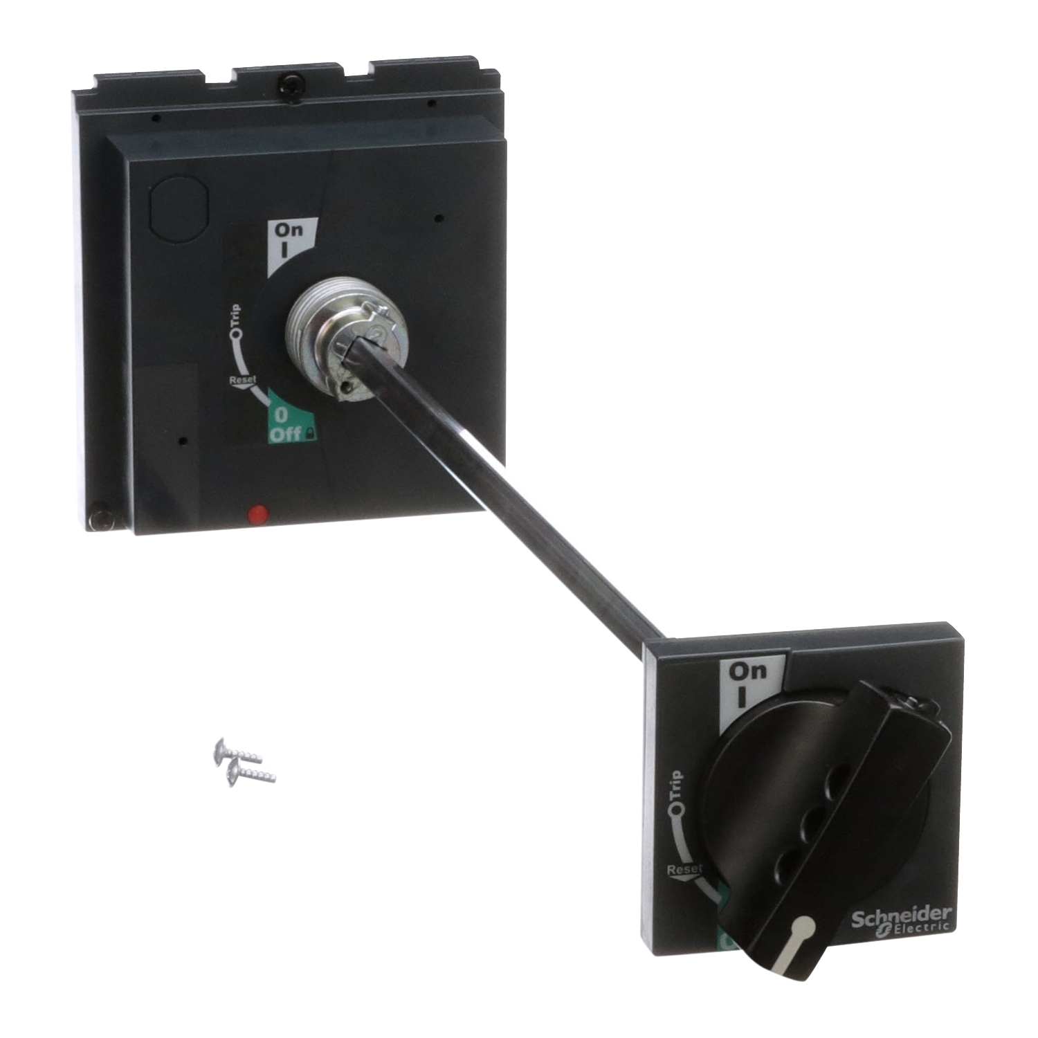 S32598 Door Mount Extended Field Installed Rotary Operating Handle, Black