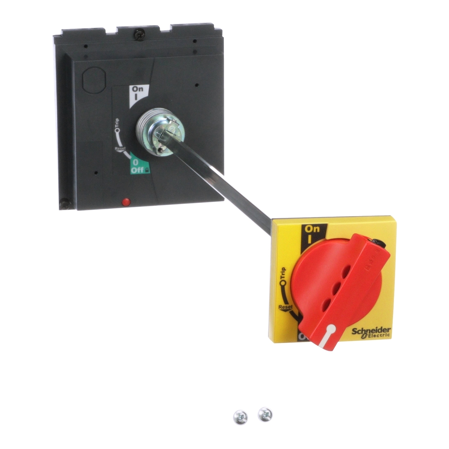 Power-Pact PowerPact MasterPact S32600 Door Mounted Extended Field Installed Rotary Operating Handle, Red/Yellow