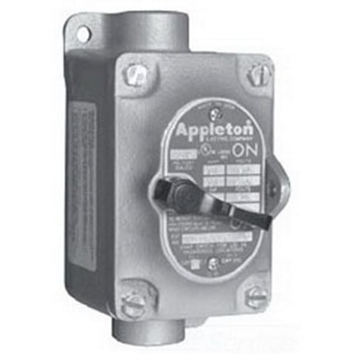 Feed-Through Tumbler Switch, 120 - 277 VAC, 30 A, 2-Pole
