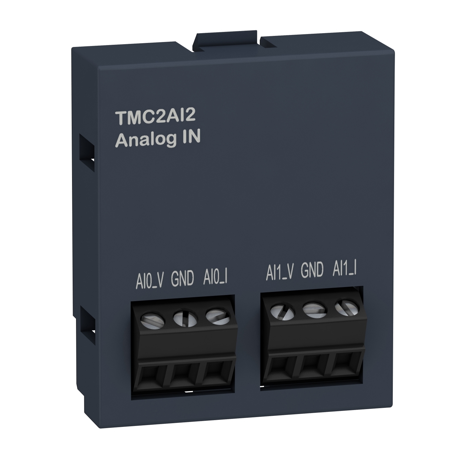 TMC2AI2 2-Input Analog Cartridge, For Use With Modicon M221 Nano PLC, 10 V DC, 0 to 20 mA, 12 Bit Analog Input Resolution, 20 ms Conversion Time, Twisted Shielded Pairs Cable