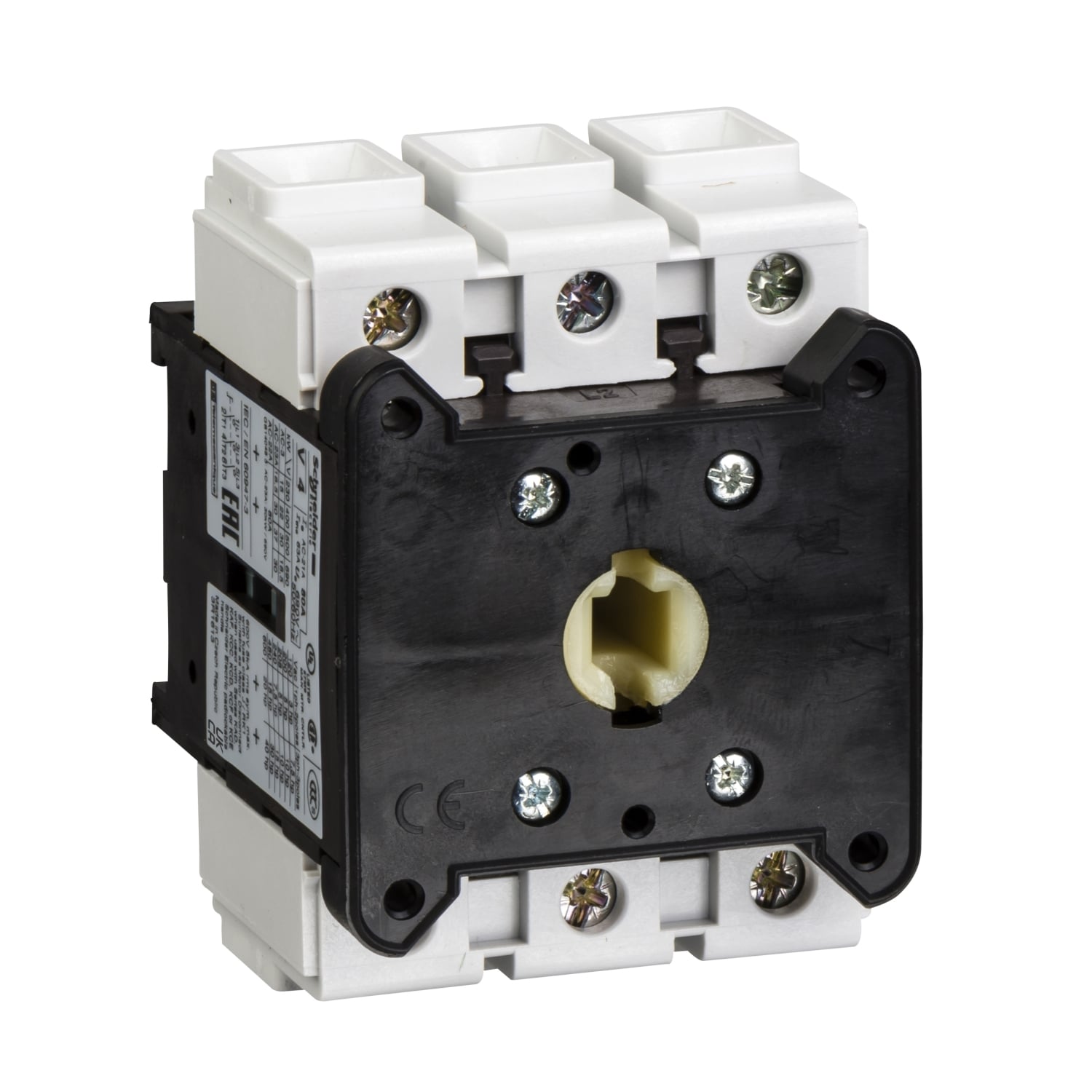 V4 TeSys V Series High Performance Switch Body, For Use With Vario Series 3-Pole Disconnect Switch, 80 A, 690 V AC, 50/60 Hz, -4 to 122 deg F, 4 kW