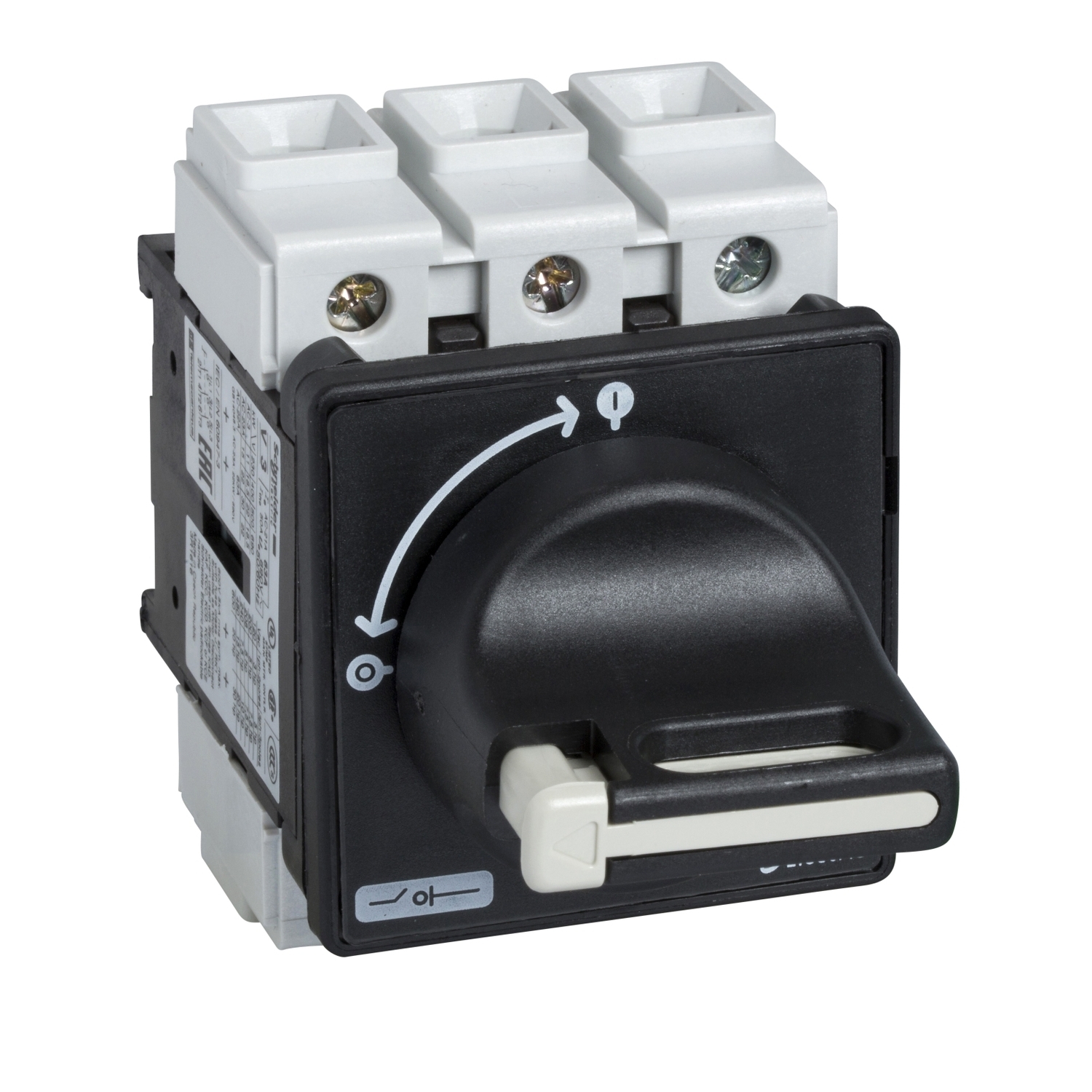VBD1 TeSys Vario High Performance Main Disconnect Switch With 1-Hole Mounting, 690 V AC, 32 A, 3NO 3 Form A Contact, 3 Poles