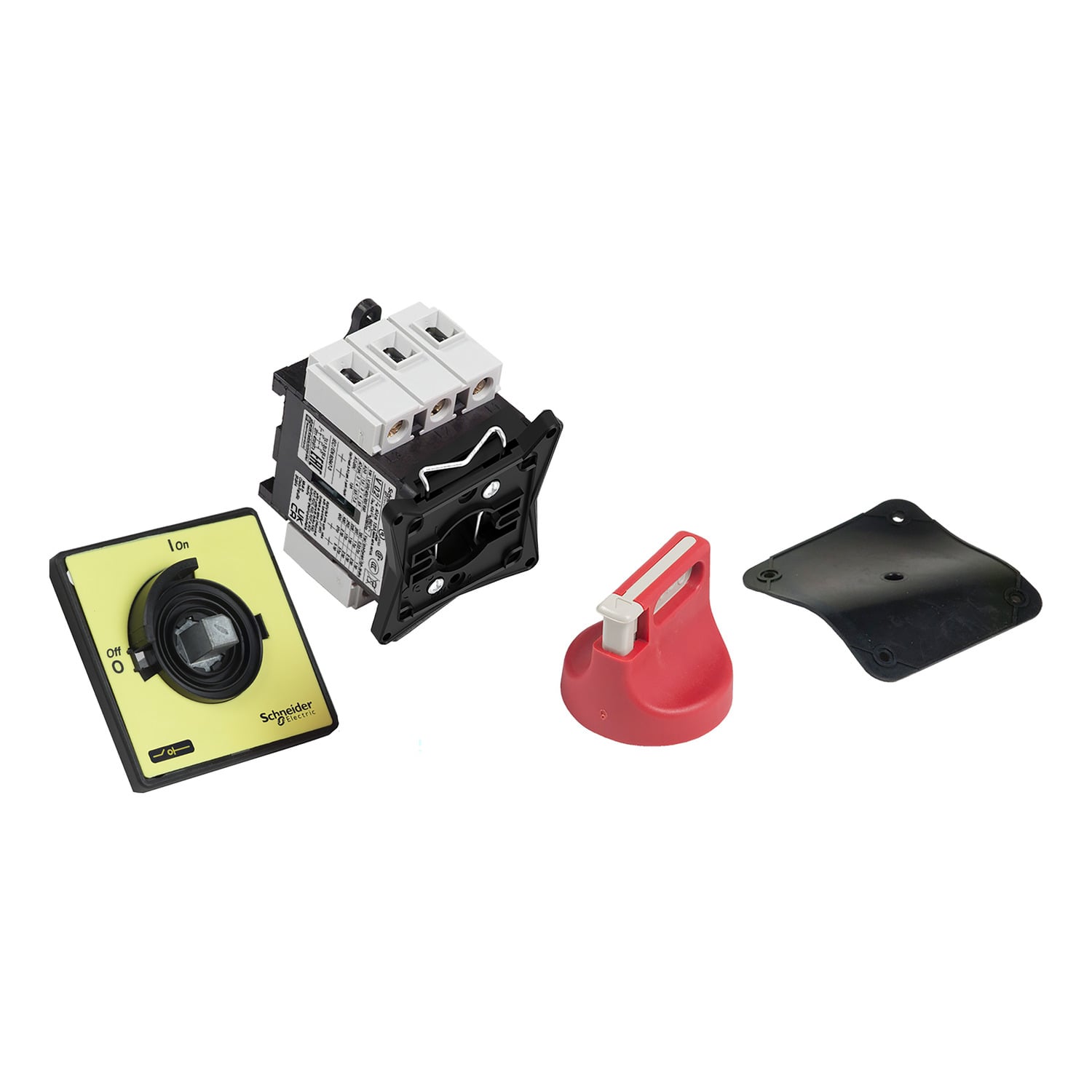 VCF01 TeSys Emergency Stop High Performance Main Disconnect Switch With 4-Hole Mounting, 690 V AC, 11 A, 3NO 3 Form A Contact, 3 Poles