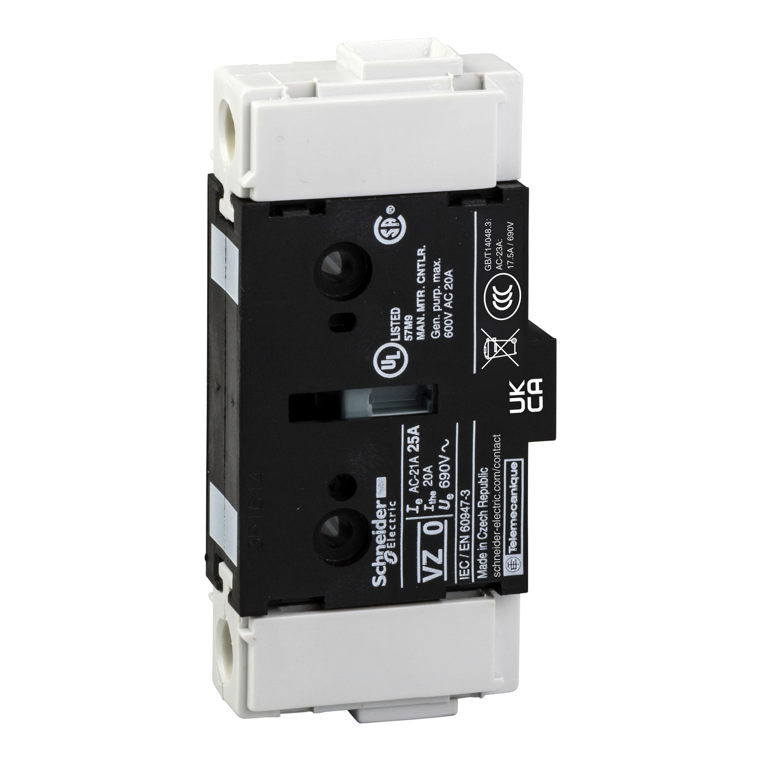 VZ4 High Performance Power Pole, 690 V AC, 80 A, Screw Clamp