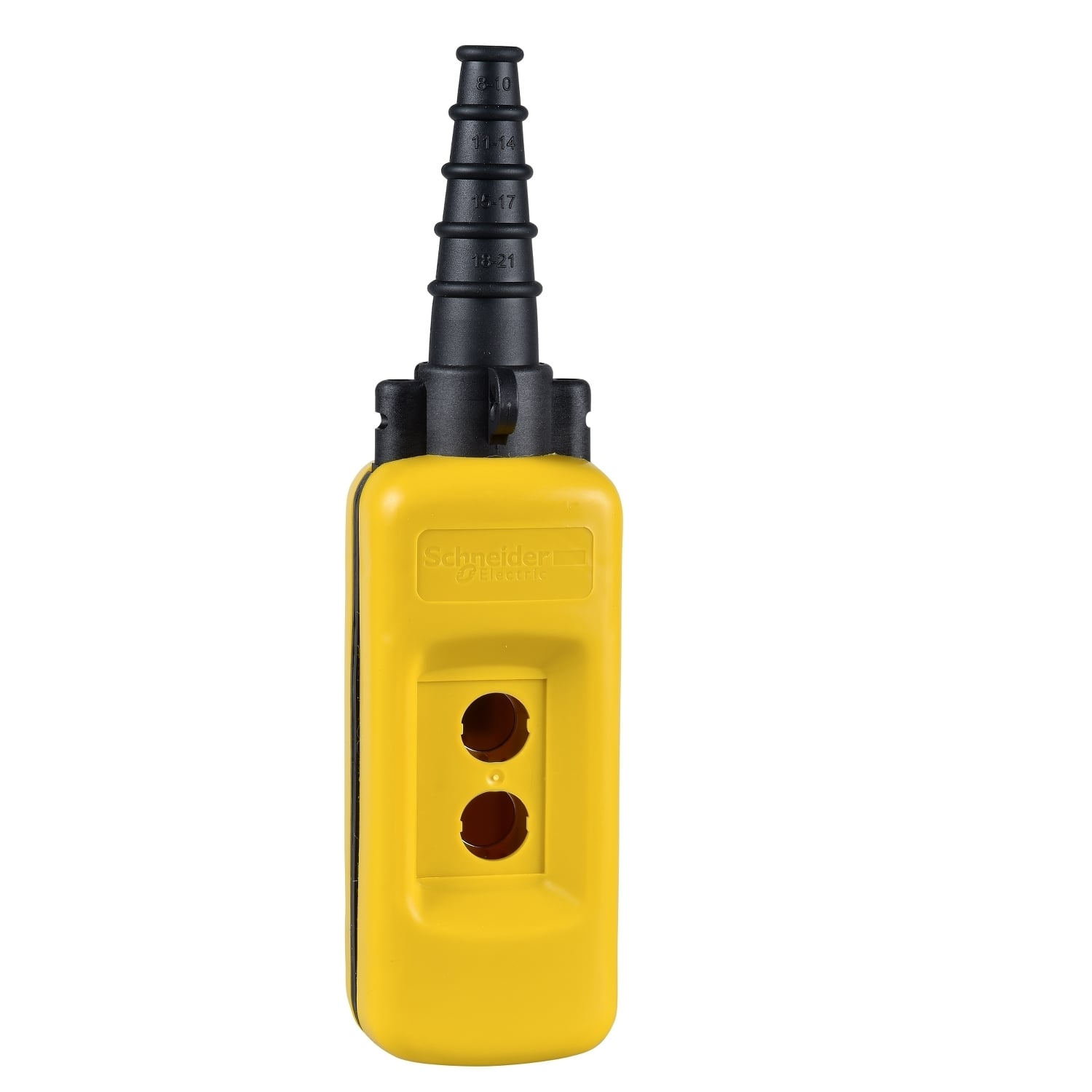XACA02H7 XAC Type XACA Medium Duty Empty Corrosion-Resistant Dusttight Watertight Pendant Station Enclosure, 600 V, 10 A, NEMA 4/4X NEMA Rating
