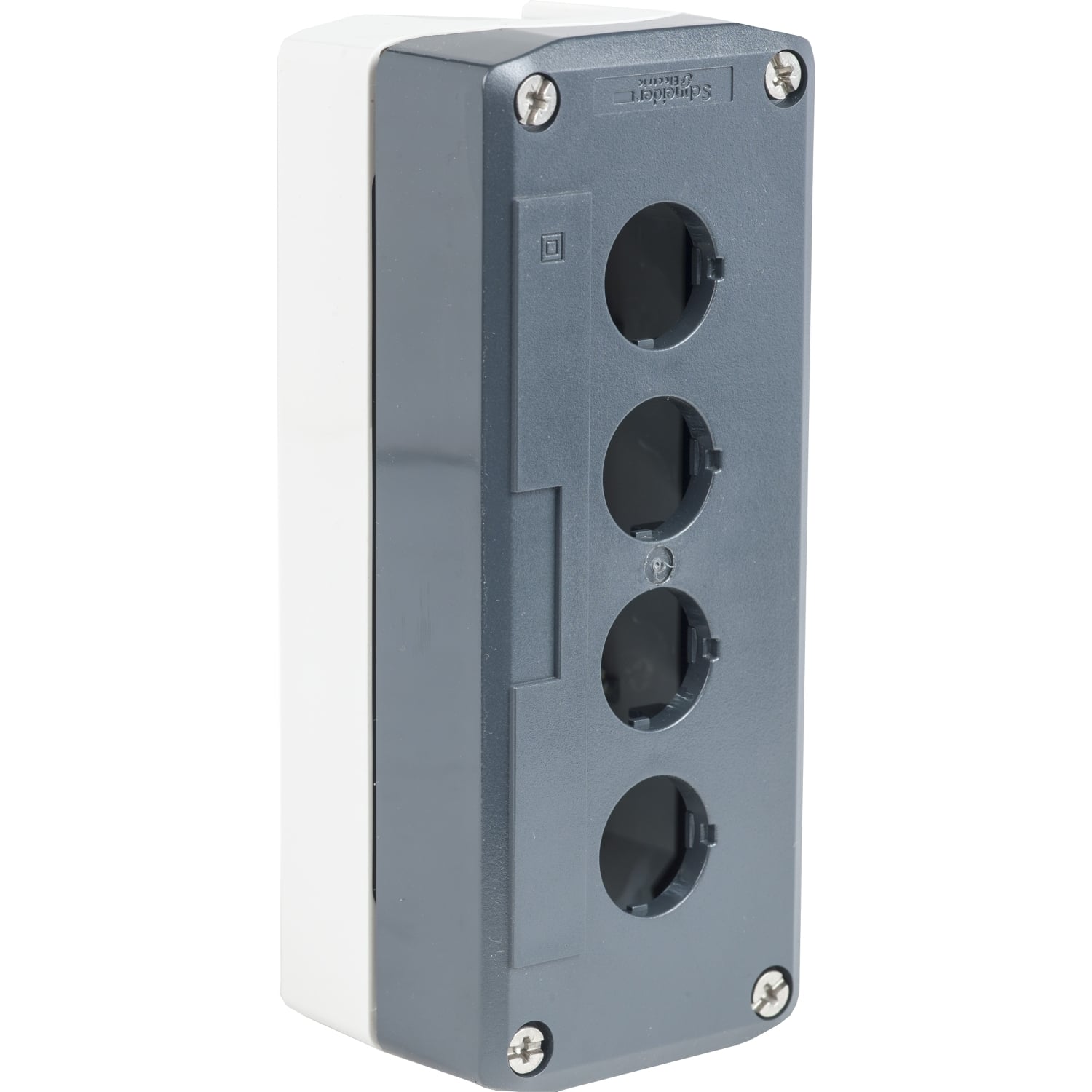 XALD04H7 Harmony Control Station Enclosure, 12/13/4X NEMA Rating, -40 to 158 deg F, Polycarbonate, Gray