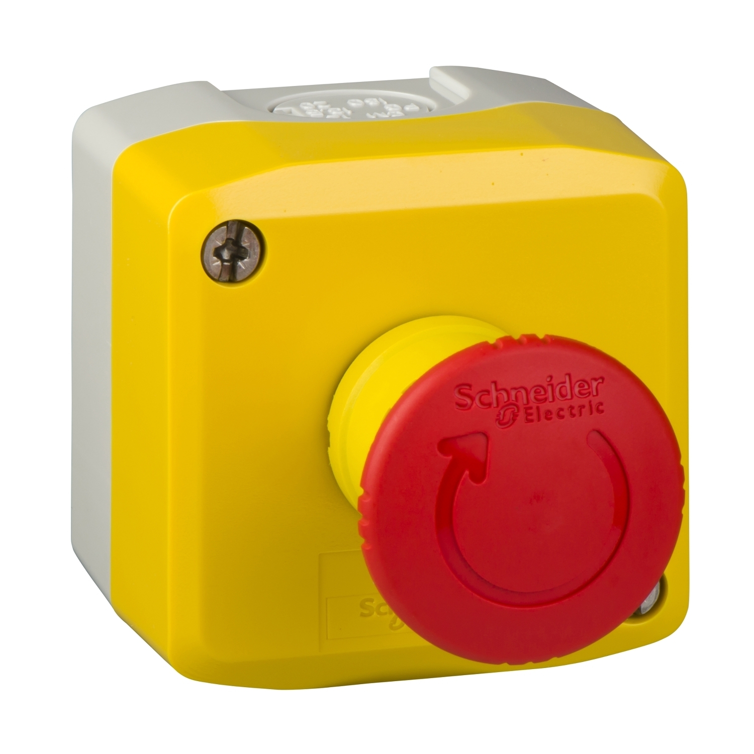 XALK178 Harmony Complete Mushroom Head Pushbutton Control Station, 600 V AC, 10 A, 1NC Contact, 1 Operator, NEMA 13/4X NEMA Rating