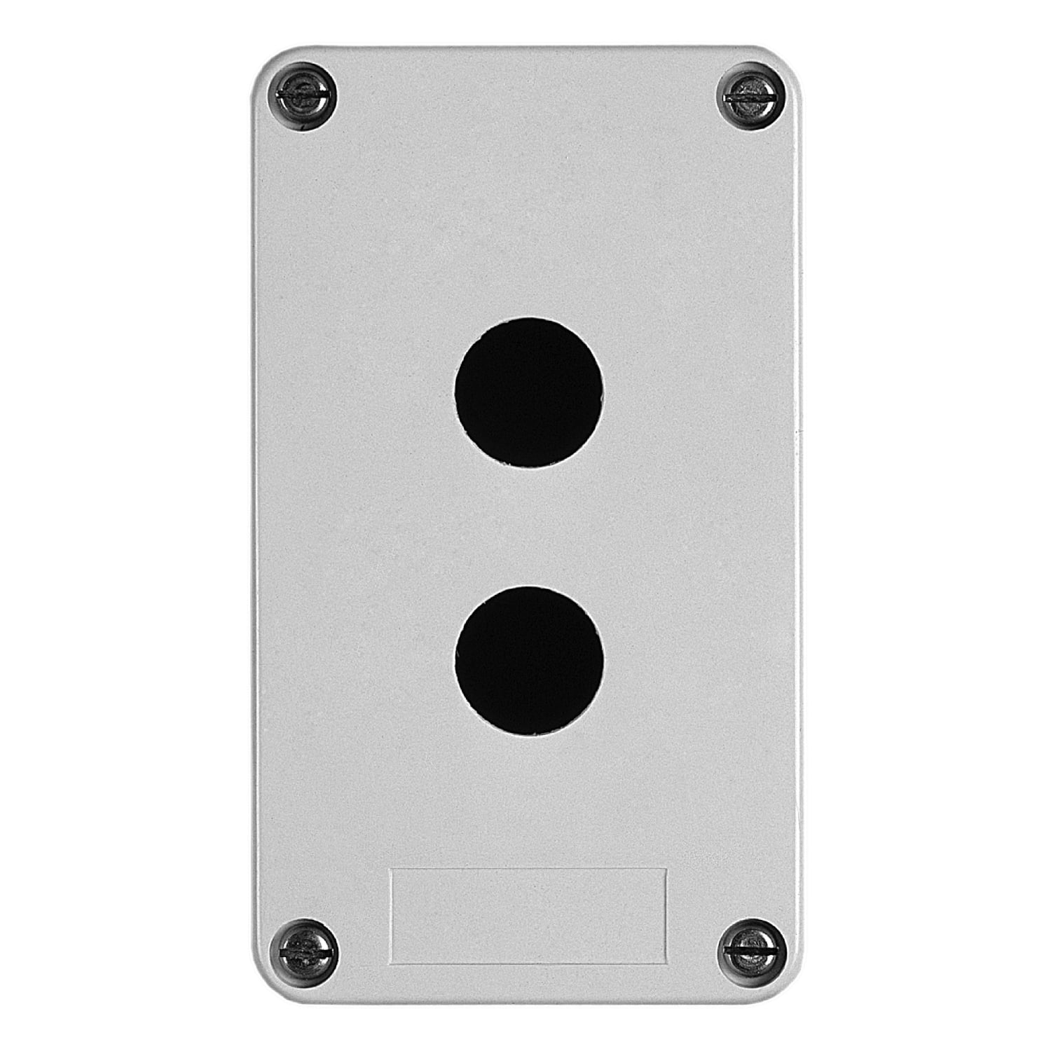 XAPA1120 Harmony Flush Mount Empty Control Station, For Use With 22 mm Dia Control and Signaling Units, NEMA 4/4X/13 NEMA Rating, -40 to 70 deg C, Glass Reinforced Polyester, Gray