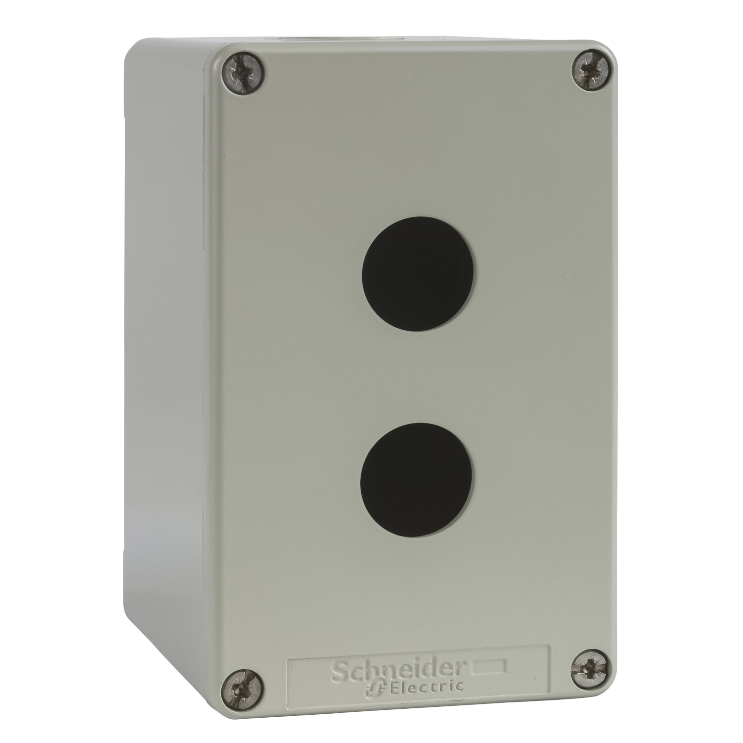 XAPG29502 Harmony Empty Undrilled Control Station, For Use With XAPG 22 mm Control and Signaling Unit, IP65/IP657 NEMA Rating, -13 to 158 deg F, Die Cast Zinc Alloy, Gray