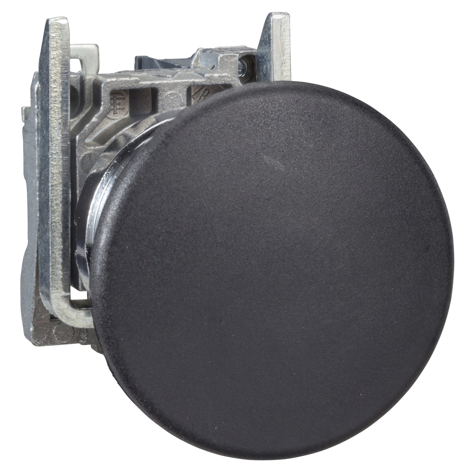 XB4BC21 Harmony Unmarked Non-Illuminated Pushbutton, 22 mm, 1NO Contact, Black