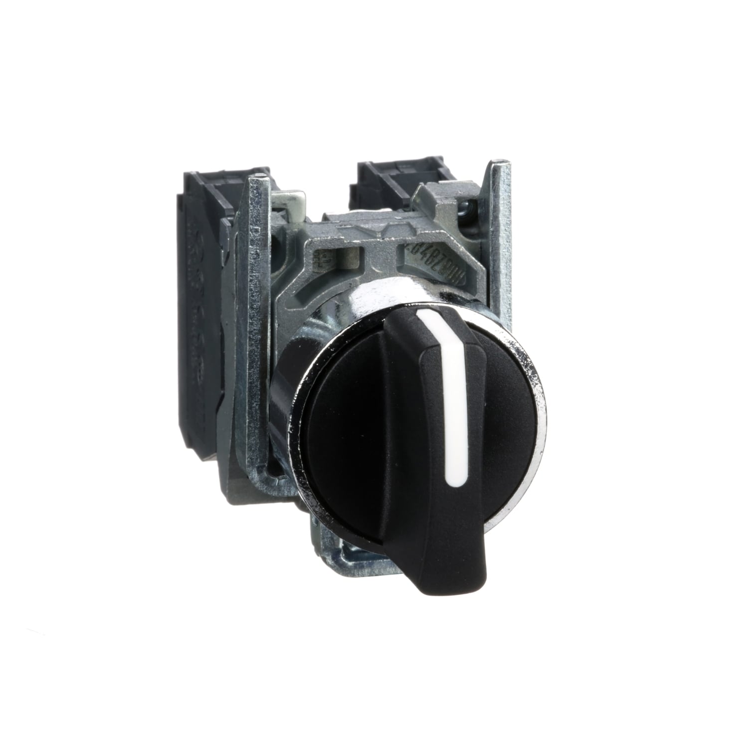 XB4BD33 XB4 Non-Illuminated Selector Switch, 22 mm, 2NO Contact, Slow Break Contact, Black