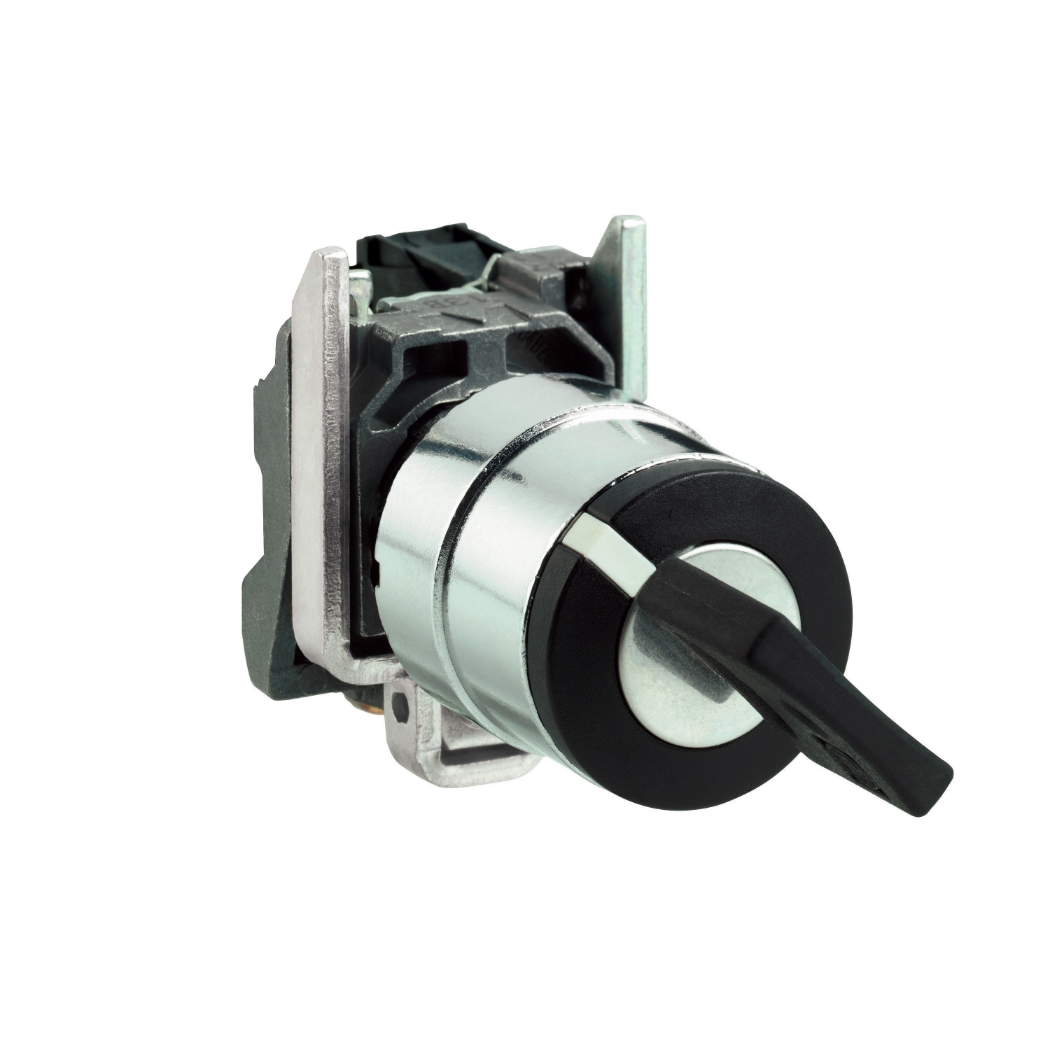 XB4BG61 XB4 Selector Switch, 22 mm, 1NO Contact, Black