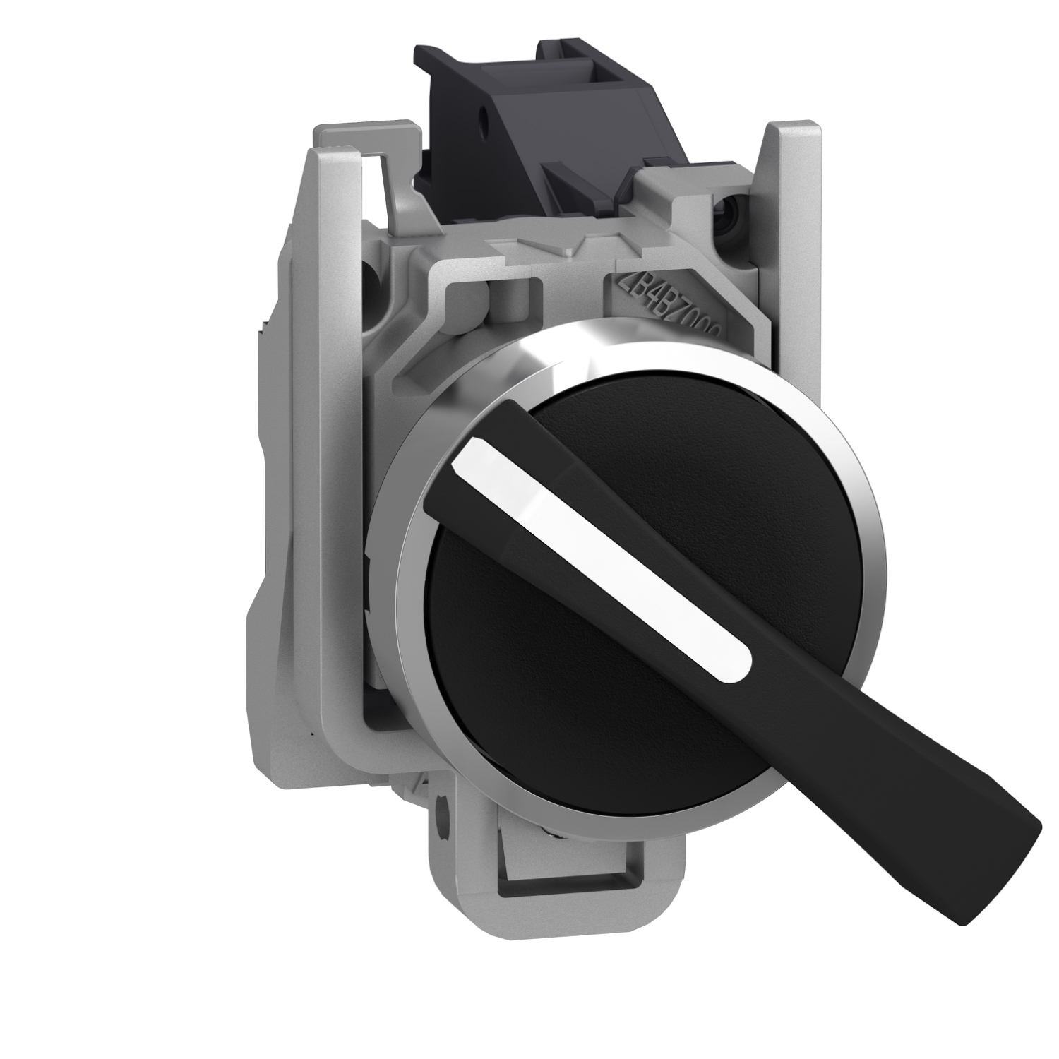 XB4BJ33 XB4 Non-Illuminated Selector Switch, 22 mm, 2NO Contact, Black