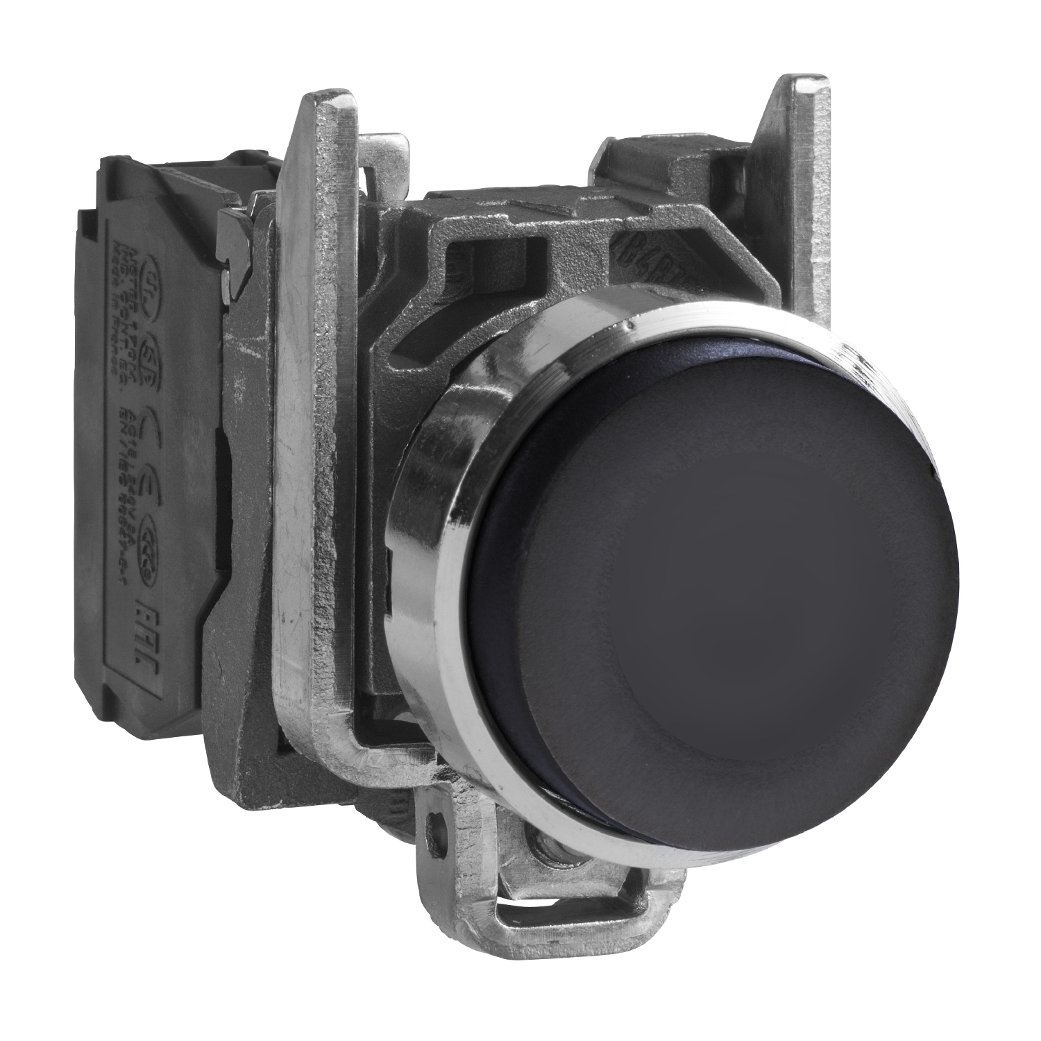XB4BL21 Harmony XB4 Series Pushbutton, 22 mm, 1NO Contact, Projecting Operator