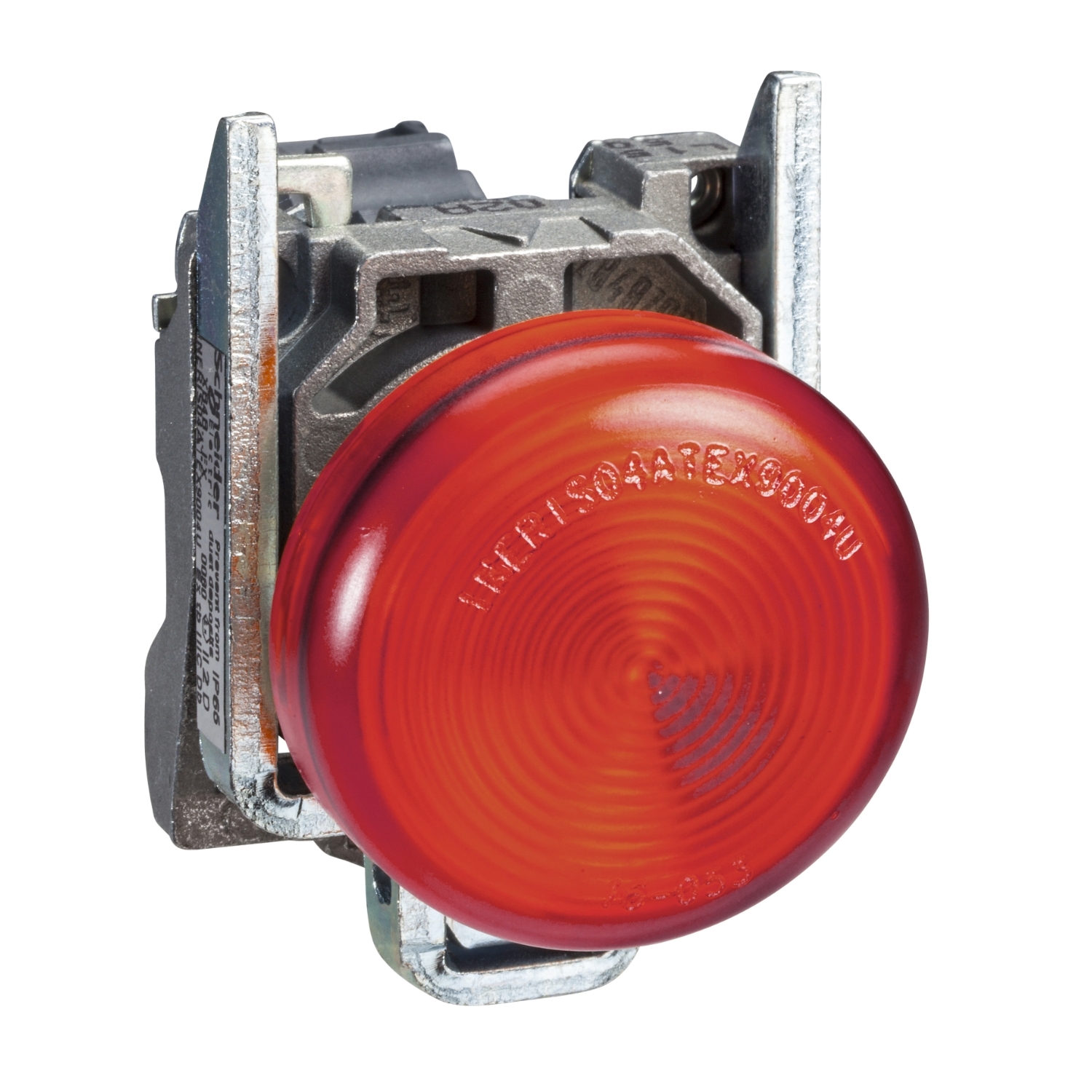 XB4BV64 XB4 Pilot Light, 250 V AC/DC, 2.4 W, Plain Lens, Panel Mounting