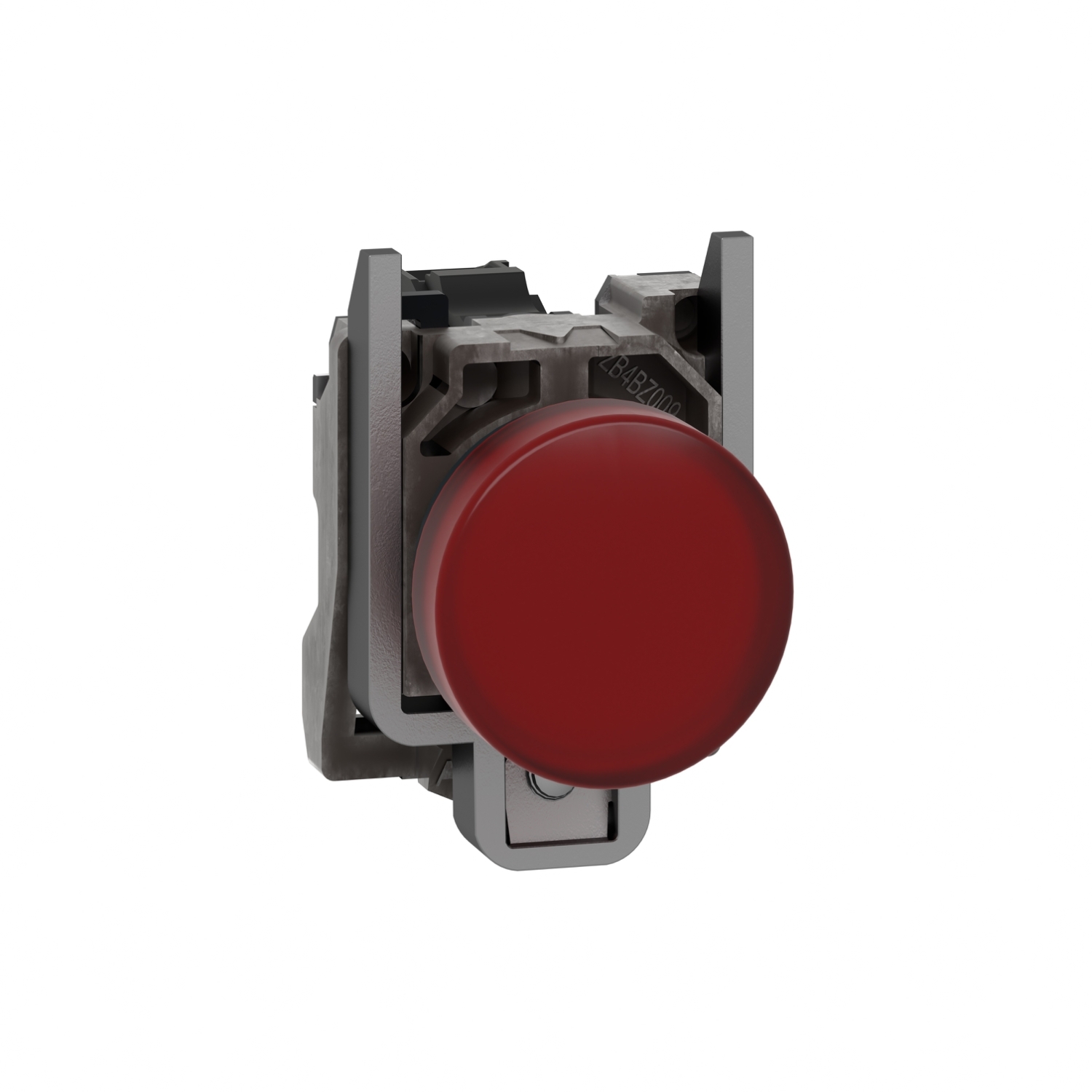 XB4BVB4 XB4 Pilot Light, 24 V AC/DC, 18 mA, Plain Lens, Panel Mounting