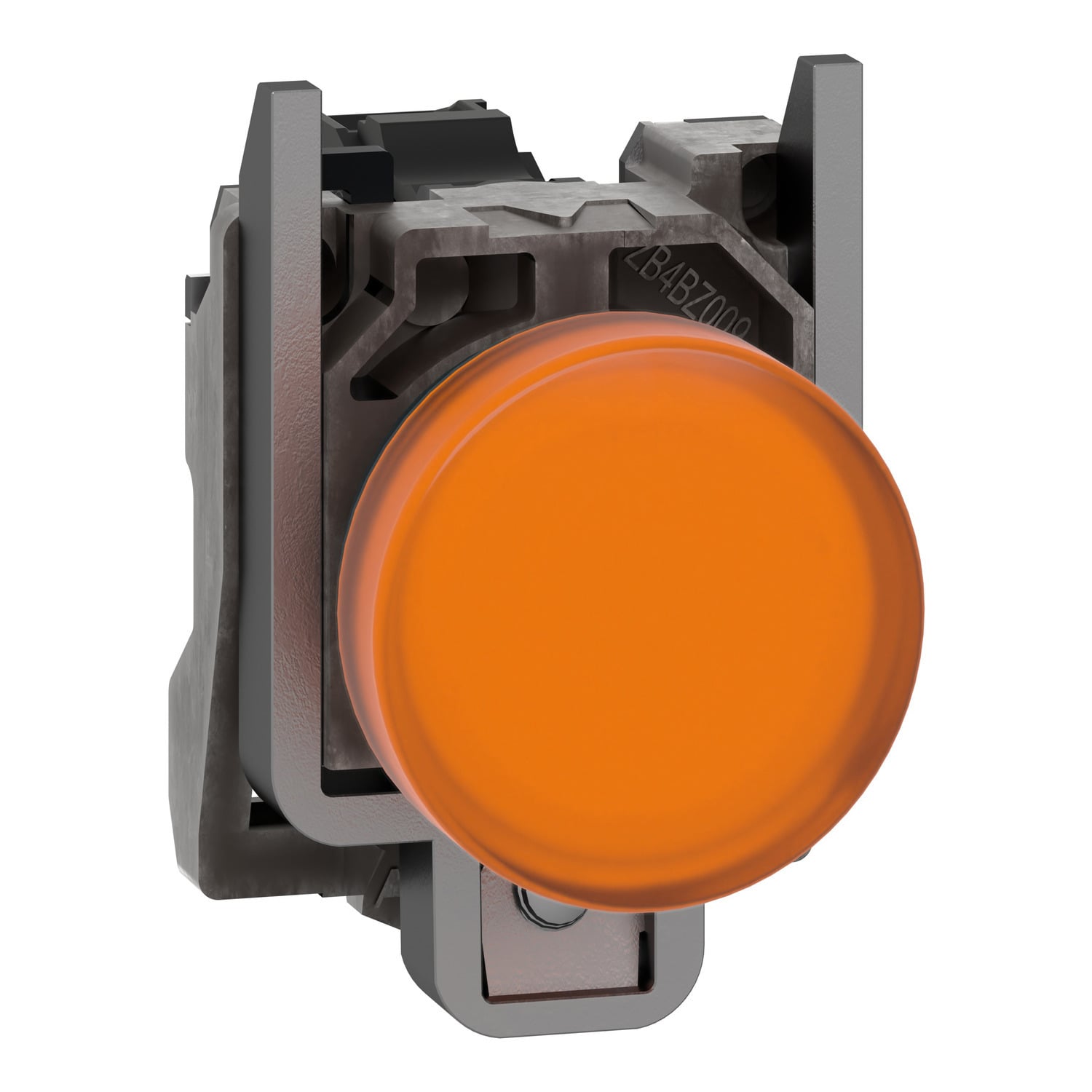 XB4BVB5 XB4 Complete Pilot Light, 24 V AC/DC, 18 mA, Plain Lens, Panel Mounting