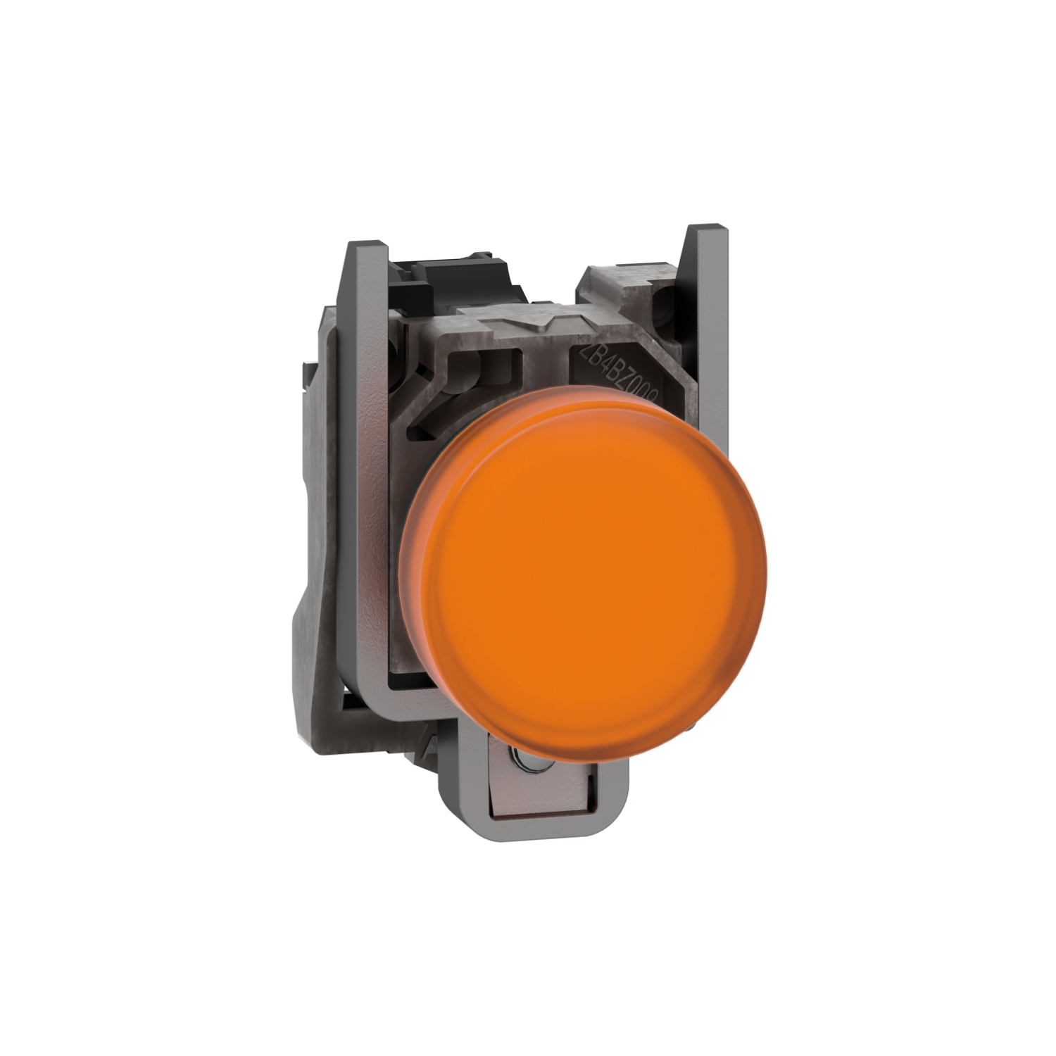 XB4BVG5 XB4 Complete Pilot Light, 110 to 120 V AC/DC, 14 mA, Plain/Protected Lens, Panel Mounting