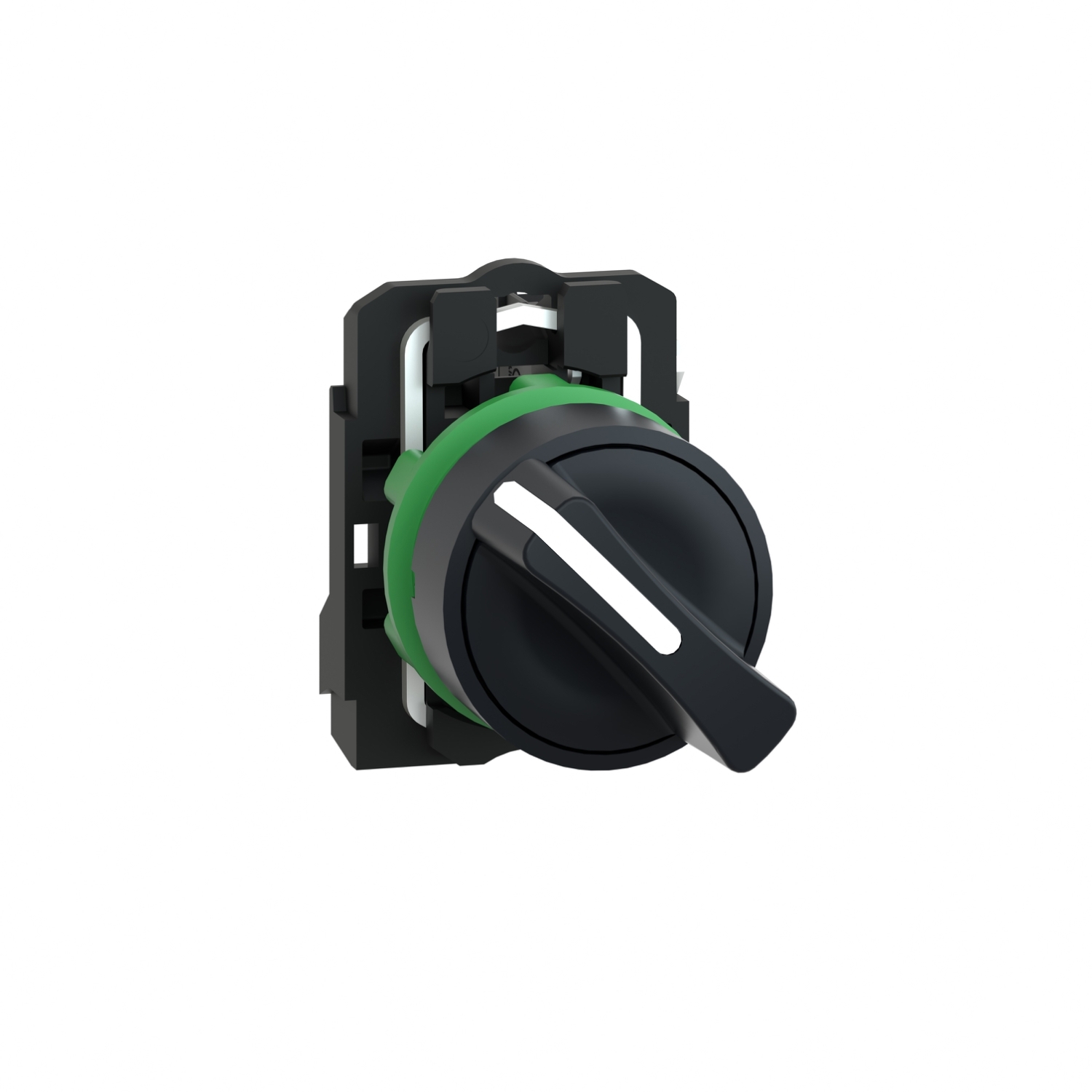 XB5AD21 Harmony Non-Illuminated Selector Switch, 22 mm, 1NO Contact, Black
