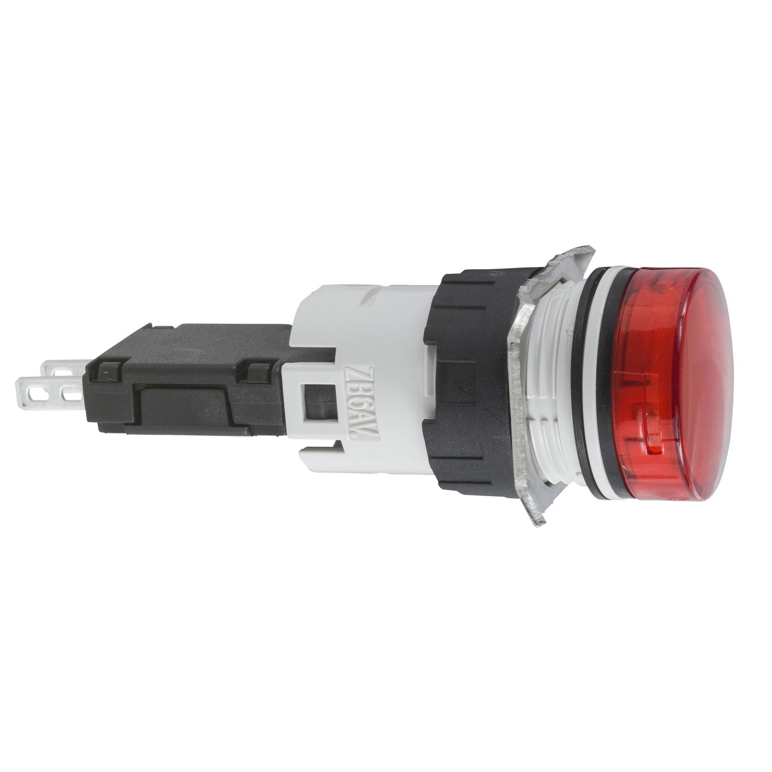 XB6AV4BB XB6 Red Pilot Light, 24 V DC, 15 mA, Panel Mounting