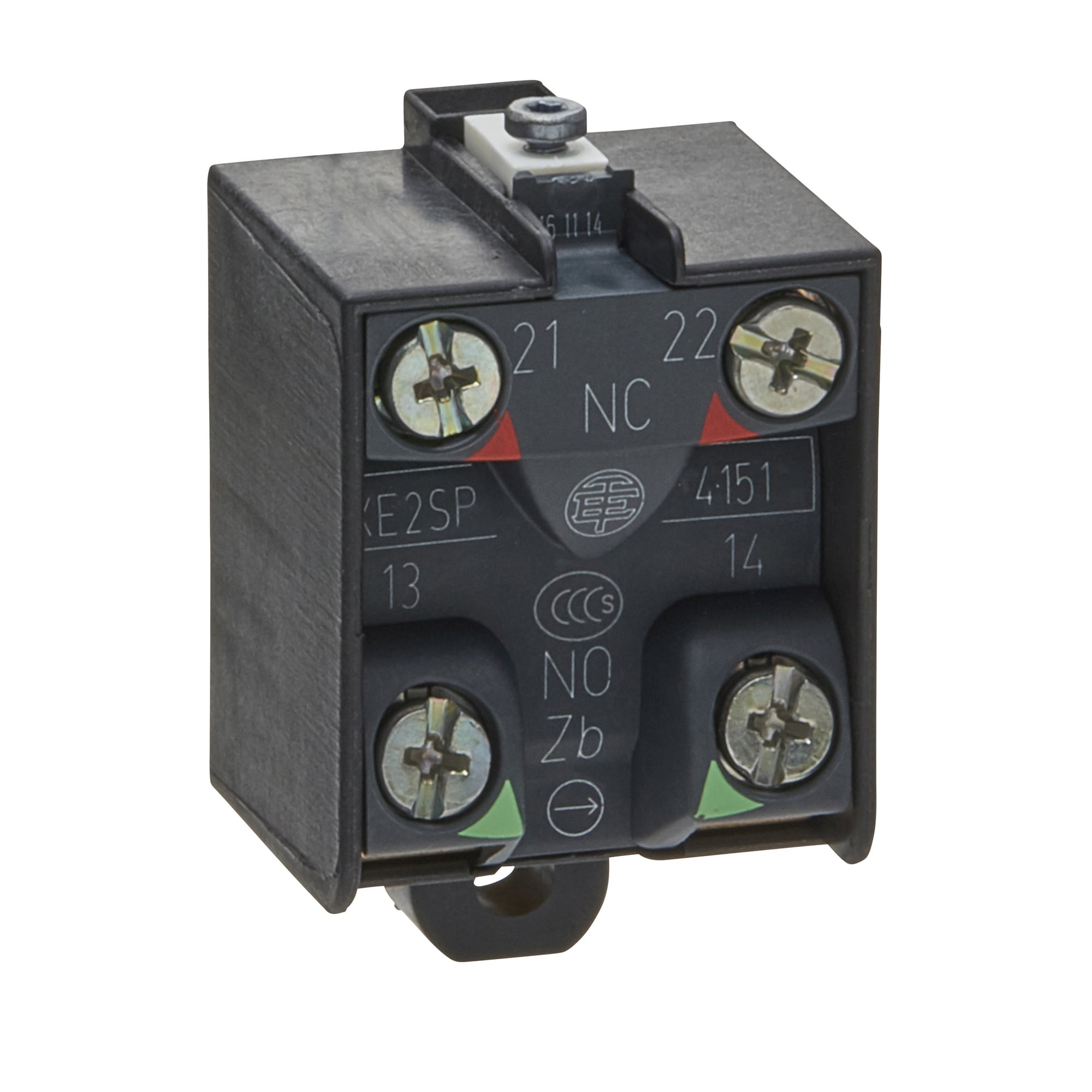 XE2SP4151 XESP Limit Switch Contact Block, 1NO-1NC Contact, For Use With 1-Step/2-Step Switch