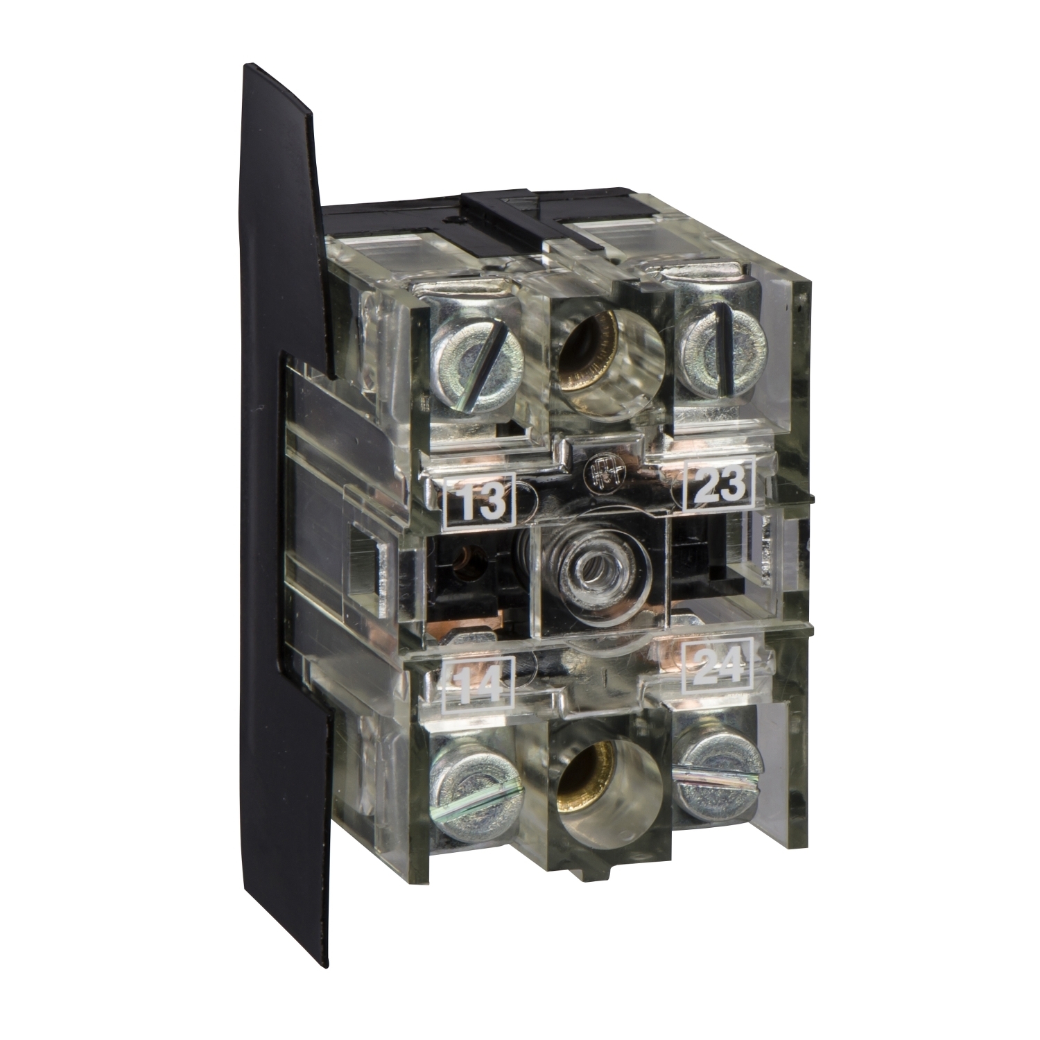 XENB1181 Harmony 2-Speed Single Contact Block, For Use With Harmony XACB and XACM Pendant Station, 240 V AC, 10 A, 31 W, 2NO, Front Mount, Screw Clamp Terminal, -25 to 70 deg C Operating