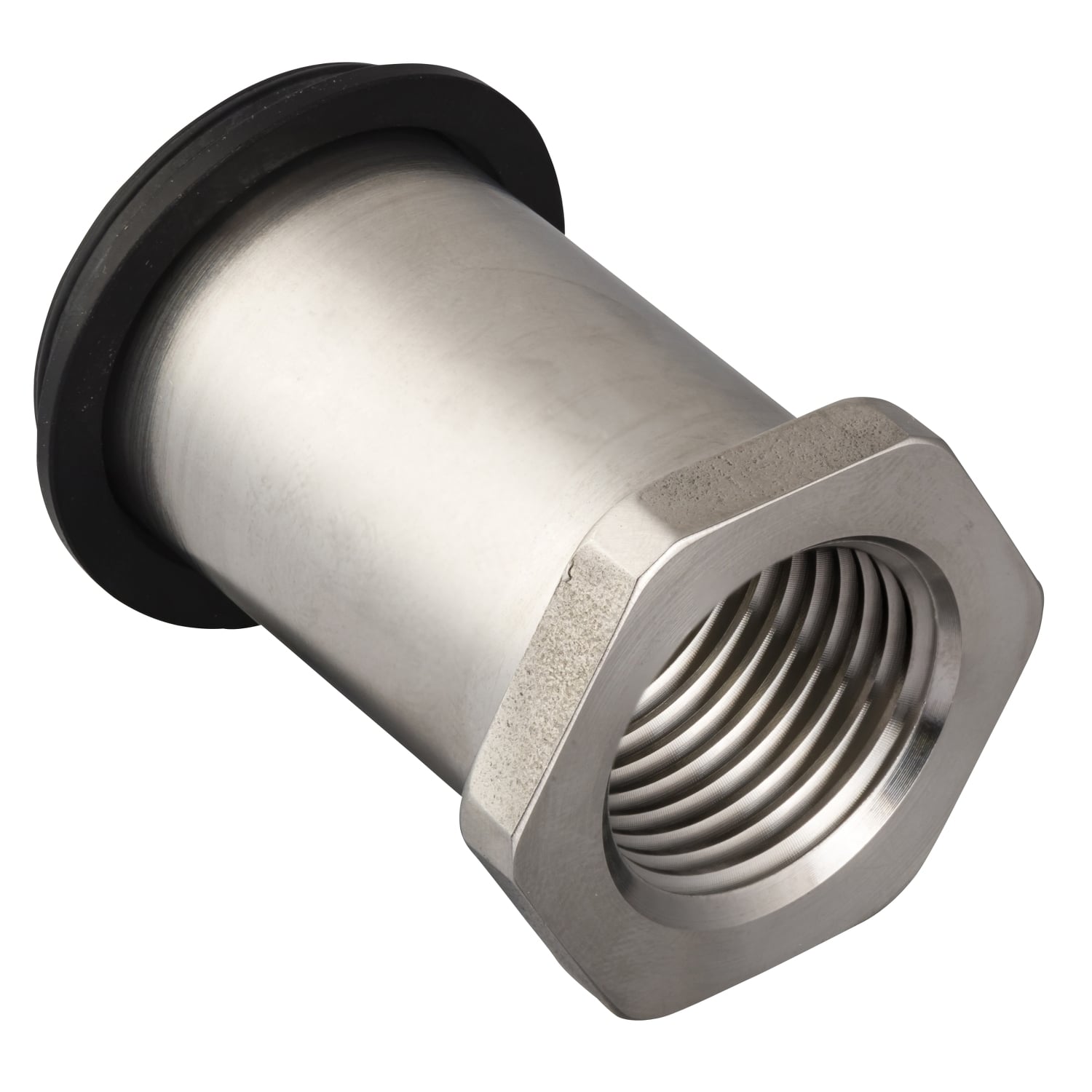 XVBC00 Harmony Conduit Adapter, 1/2 in NPT, For Use With 70 mm Dia Illuminated Beacon and Indicator Bank, UL E164353, CSA LR44087, Class 321103, CE Certified, NEMA 1/4X/12 IP65