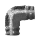 90 deg Male Elbow, 3/4 inch, Malleable Iron, Zinc Electroplated