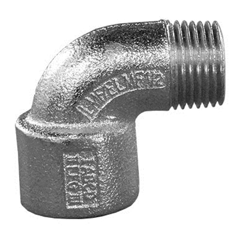 Conduit Elbow, Dust-Ignitionproof Explosionproof, Series: ELM, 3/4 in, 90 deg, For Use With: IMC/Threaded Rigid Metallic Conduit, Malleable Iron, Zinc Electroplated