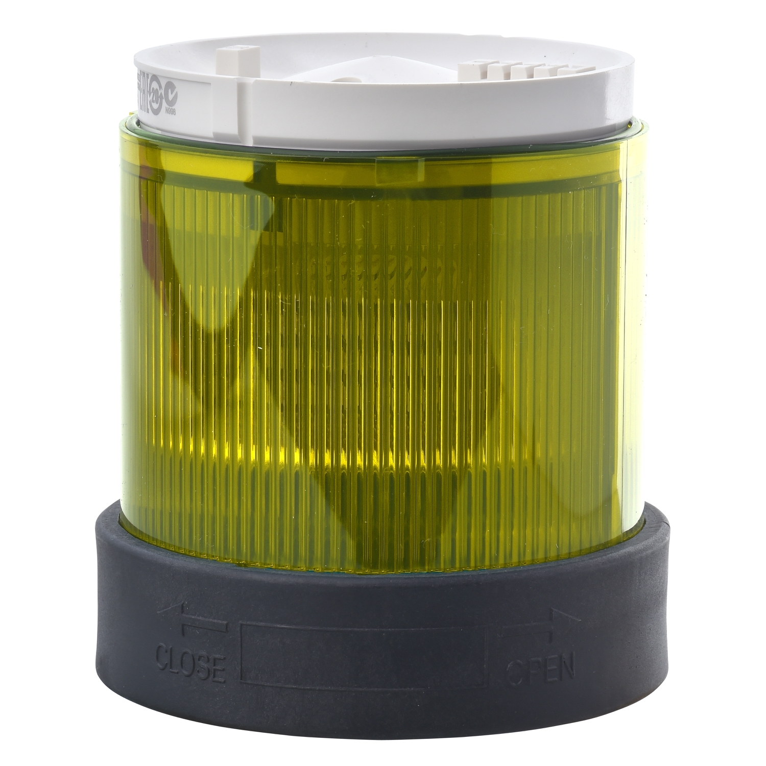 XVBC38 Harmony Illuminated Beacon, 250 VAC, LED/Incandescent Lamp, 70 mm Dia, Panel Mount, Yellow