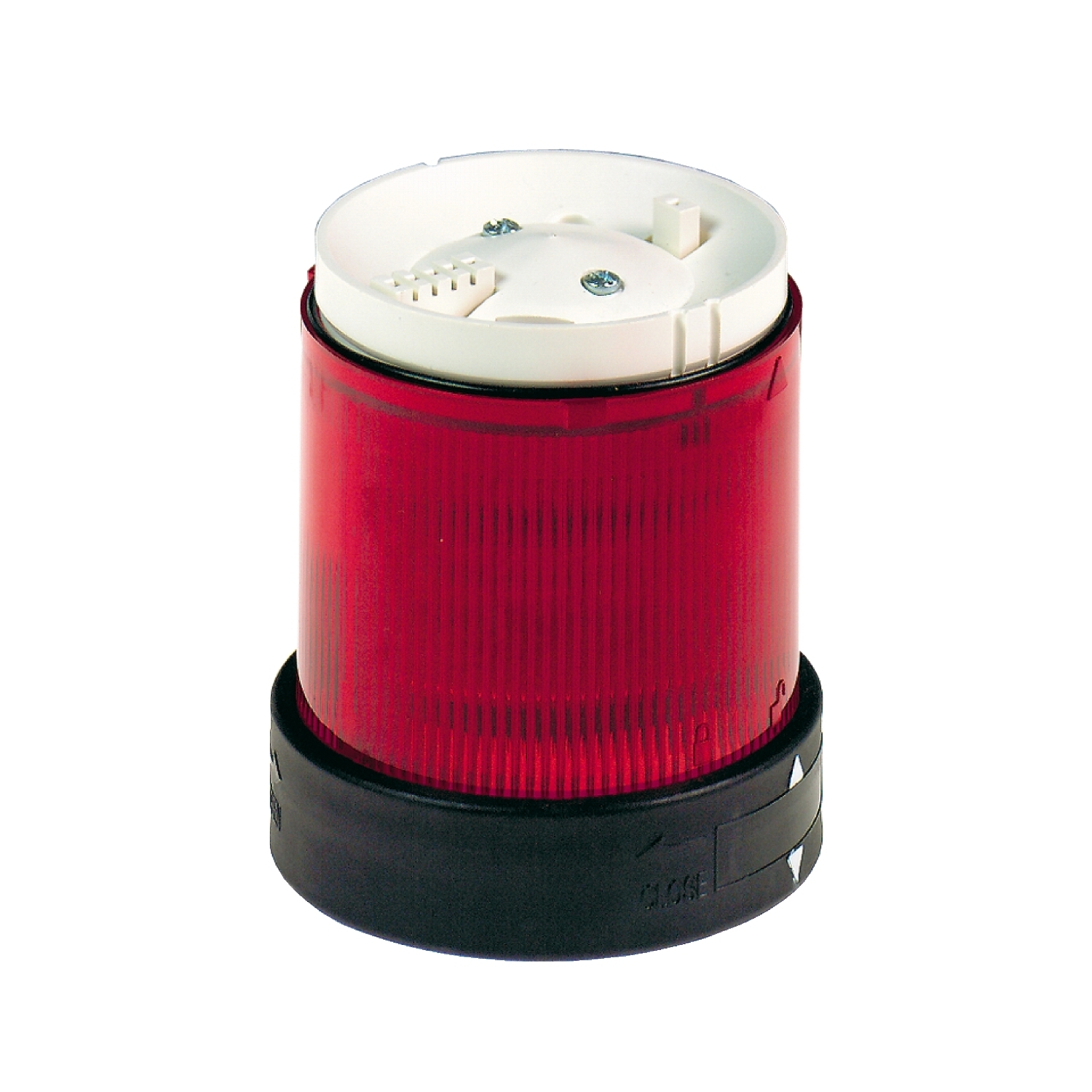 XVBC4M4 Harmony Illuminated Indicating Bank Lens, 48/230 VAC, LED/Incandescent Lamp, 70 mm Dia, Panel Mount, Red