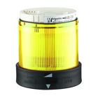 Harmony XVB, Illuminated unit for modular tower lights, plastic, yellow, 70, flashing, for bulb or LED, 48... 230 VAC