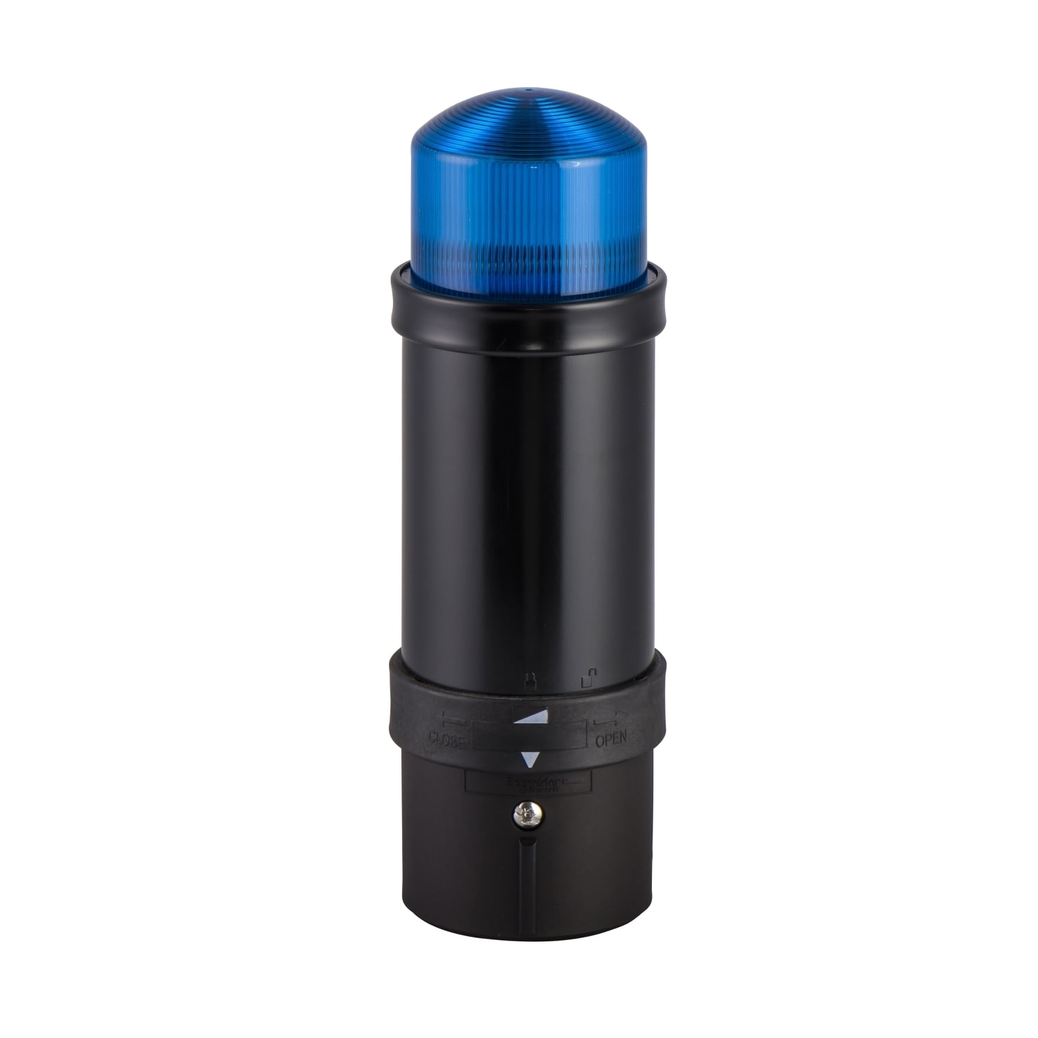 XVBL8G6 Harmony Illuminated Strobe Beacon, 120 VAC, Flash Discharge Tube Lamp, Blue, Versatile Mount, NEMA 4X/12 NEMA Rating
