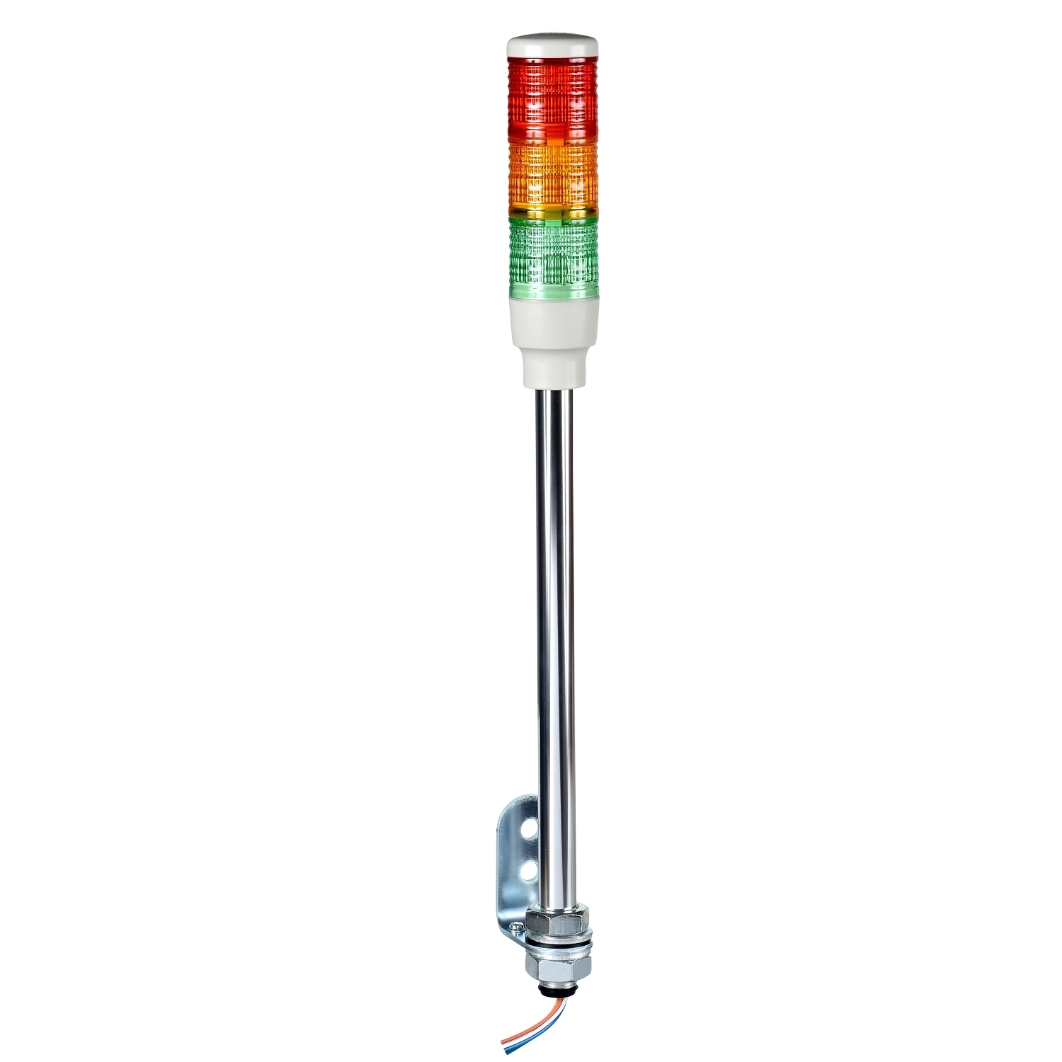 XVC4M3 Harmony Illuminated Complete Pre-Wired Monolithic Tower Light, 100 to 240 V AC, LED Lamp, 3 Lights, Green/Orange/Red