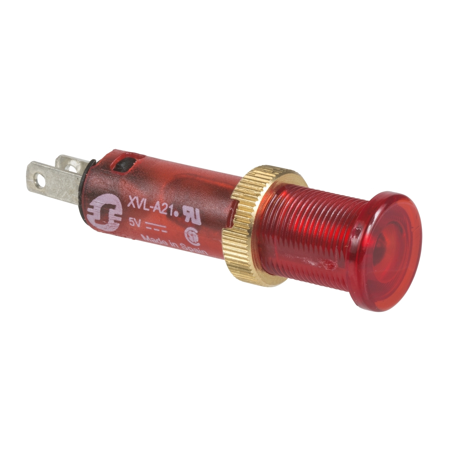 XVLA234 Harmony Diode Resistor Pilot Light With Integral Lens Cap, 24 V DC, 18 mA, Integral Lens, Panel Mount