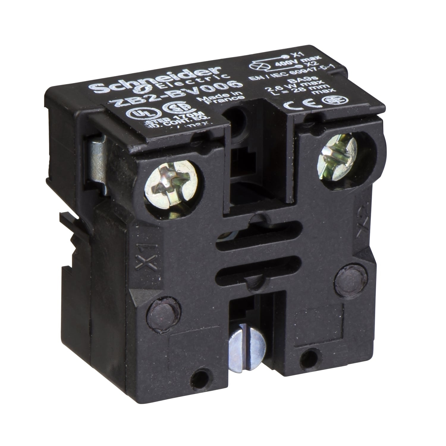 ZB2BV006 Harmony Mounting Base, For Use With XAC Series Multi-button Pendant Control Station, 400 V AC Voltage Rating, Polypropylene