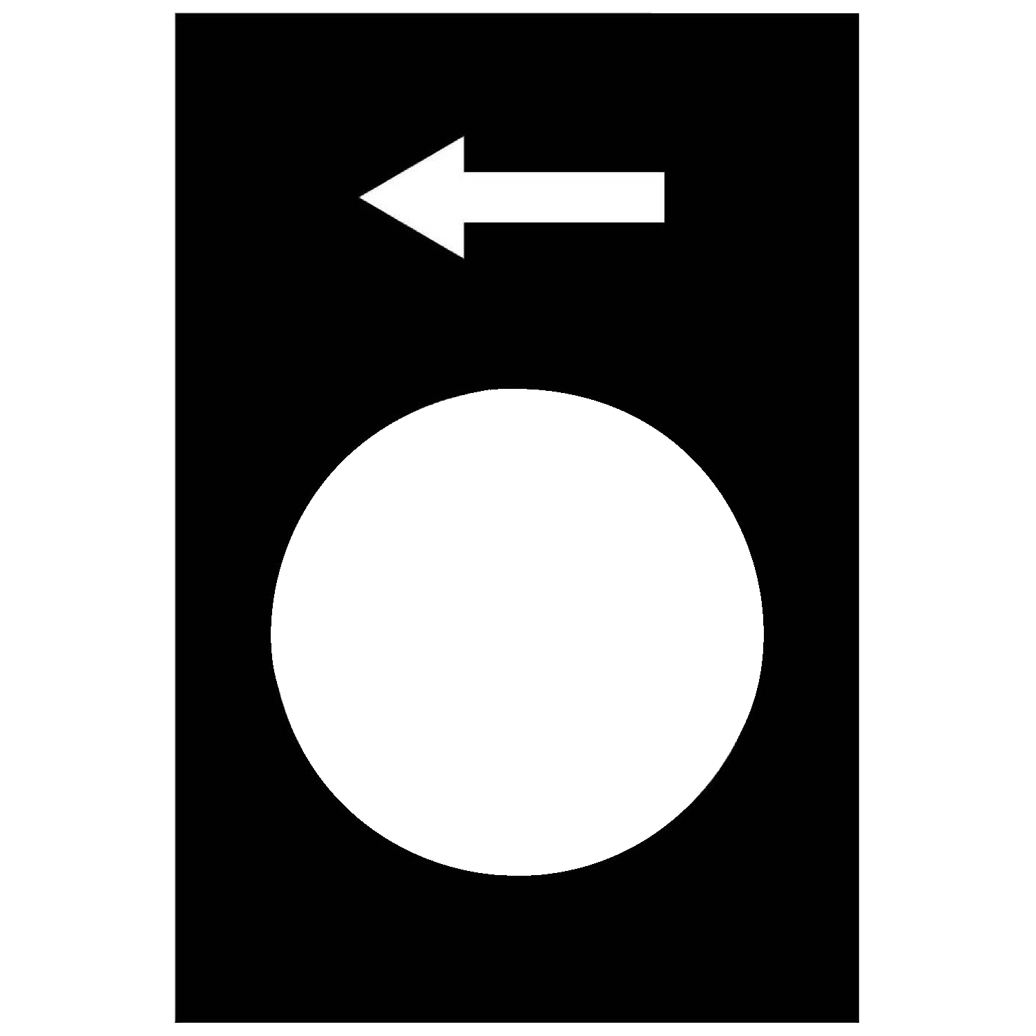 ZB2BY2904 Harmony Marked Legend Plate, 40 mm H x 30 mm W, Rectangular Plate, Metal, Black Field