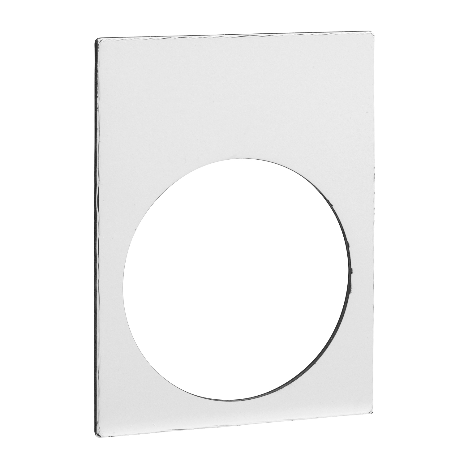 ZB2BY4001 Harmony Custom Engraved Marked Legend Plate, 30 mm H x 40 mm W, Rectangular Plate, PVC, White Field
