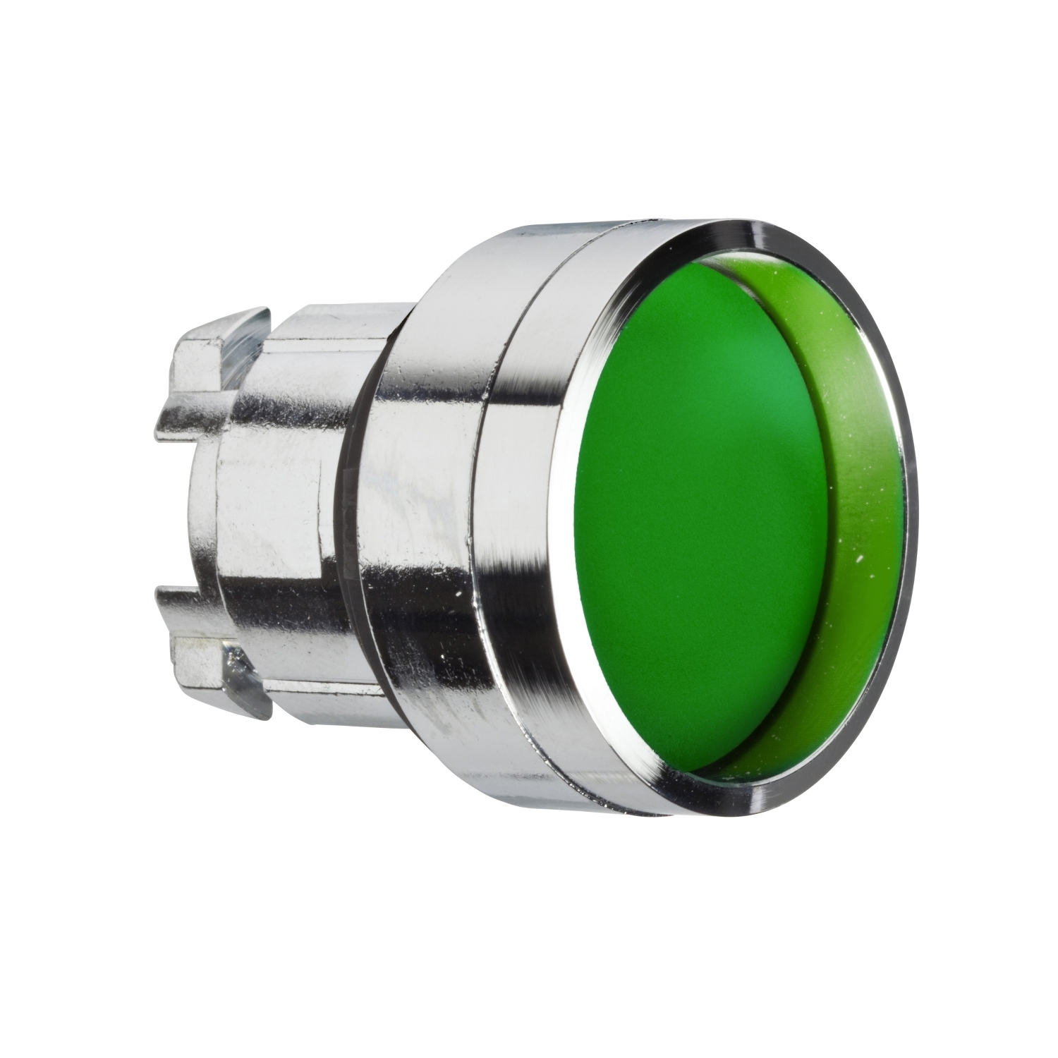 ZB4BA36 Harmony Guarded Non-Illuminated Recessed Standard Pushbutton Head, 22 mm Dia, Round Shape, UNMARKED Legend, Green