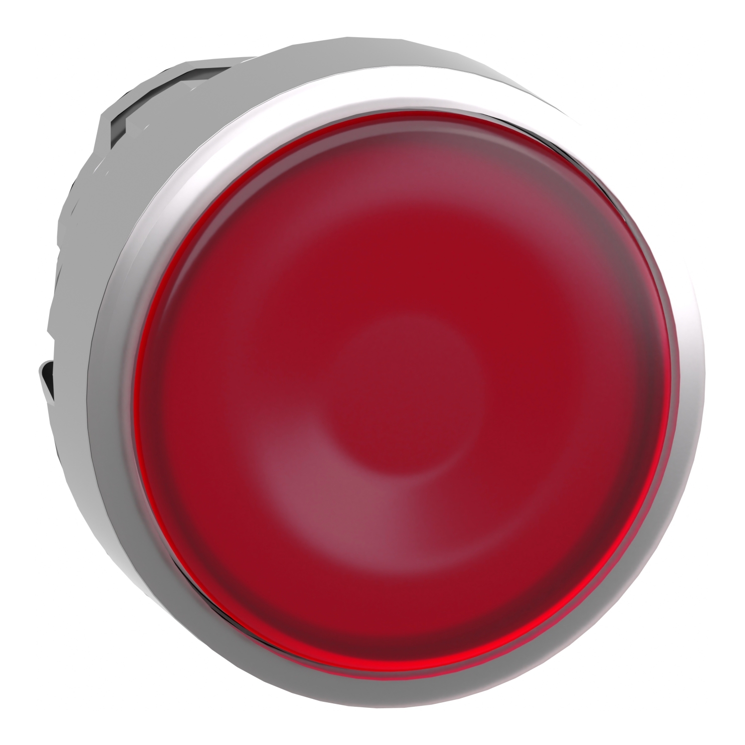 ZB4BA48 Harmony Illuminated Pushbutton Head Operator, 22 mm Dia, Round Shape, Metal, Red