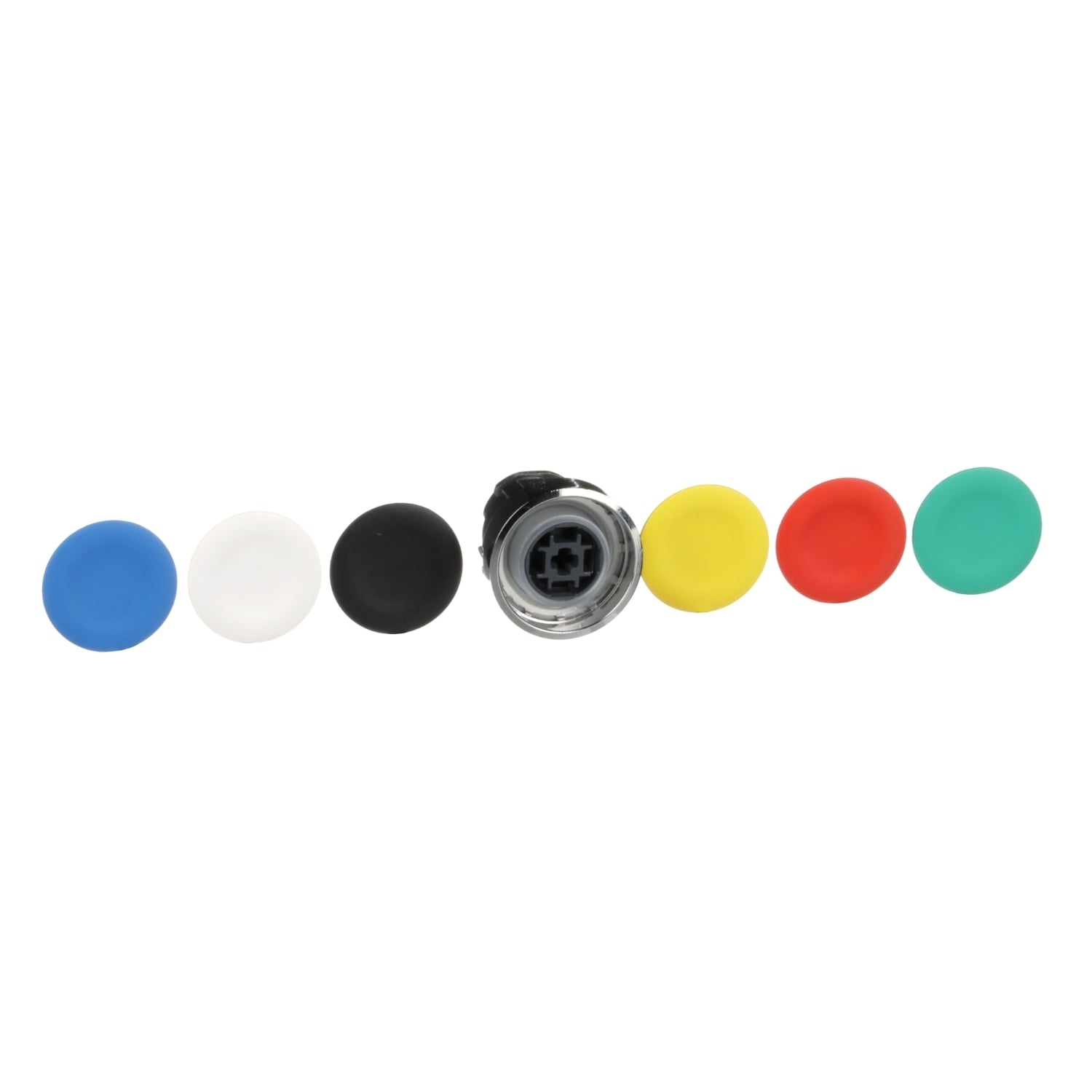 ZB4BA9 Harmony Non-Illuminated Universal Flush Pushbutton Head, 22 mm Dia, Round Shape, Metal