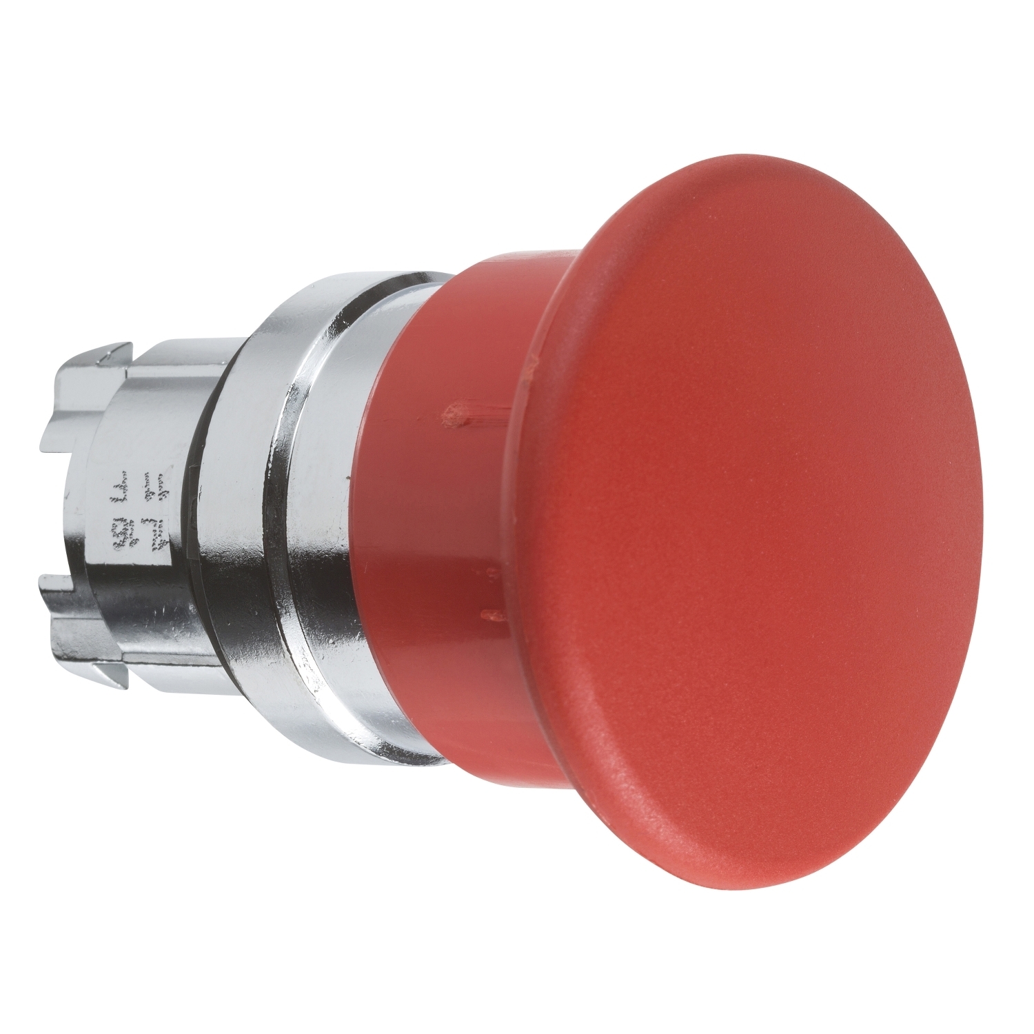 ZB4BC4 Harmony Non-Illuminated Mushroom Head, 22 mm Dia, Round Shape, UNMARKED Legend, Red