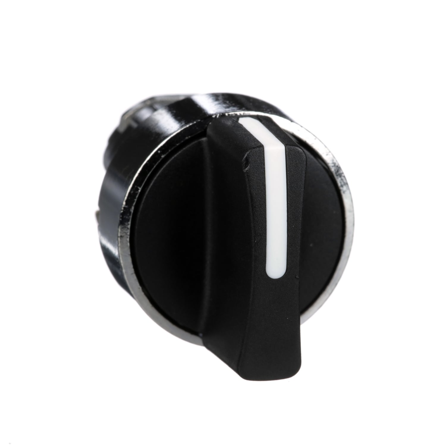 ZB4BD3 Harmony Non-Illuminated Standard Selector Switch Head, 22 mm Dia, Round Shape, Metal, Black