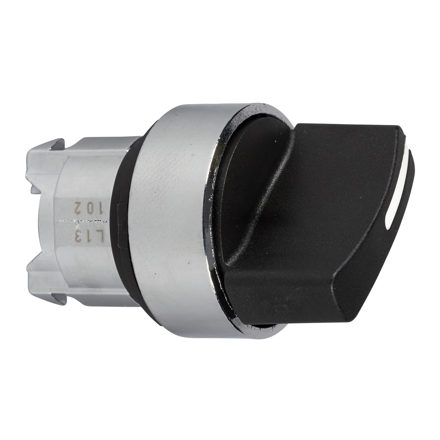 ZB4BD4 Harmony Non-Illuminated Selector Switch Operator, 22 mm, Knob Operator, 2 Positions, Black