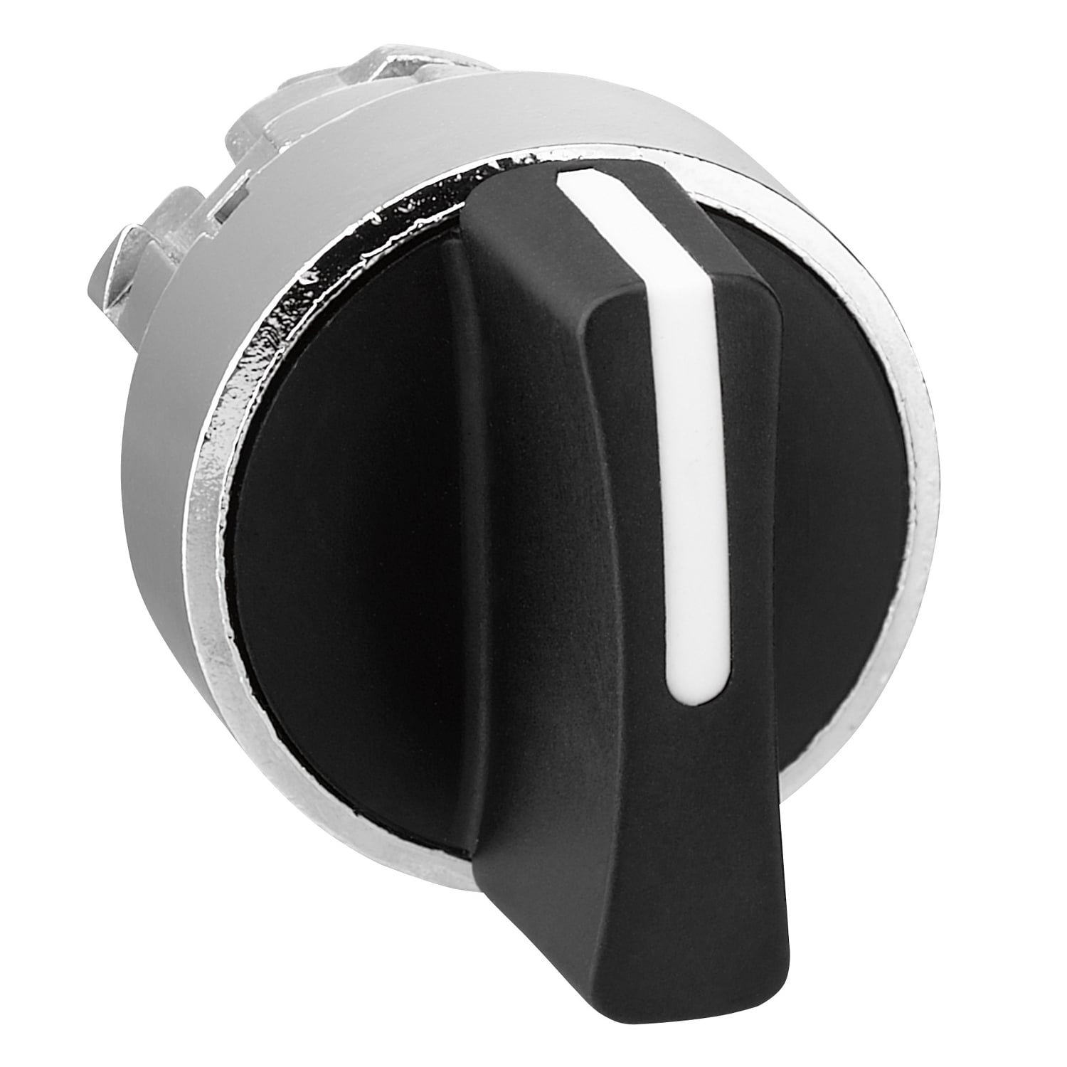 ZB4BD8 Harmony Standard Non-Illuminated Selector Switch Operator, 22 mm Dia, Round Shape, Black