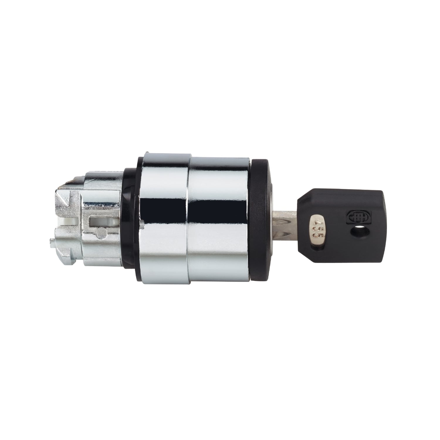 ZB4BG6 Harmony Non-Illuminated Selector Switch Operator, 22 mm, Keyed Operator, 2 Positions, Black