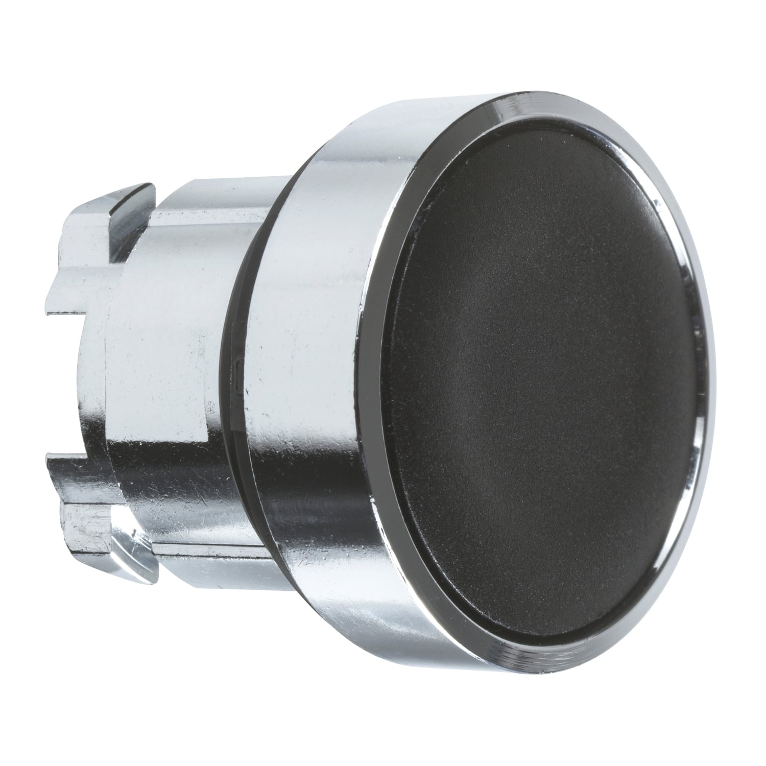 ZB4BH02 Harmony Flush Non-Illuminated Standard Pushbutton Head, 22 mm Dia, Round Shape, UNMARKED Legend, Black