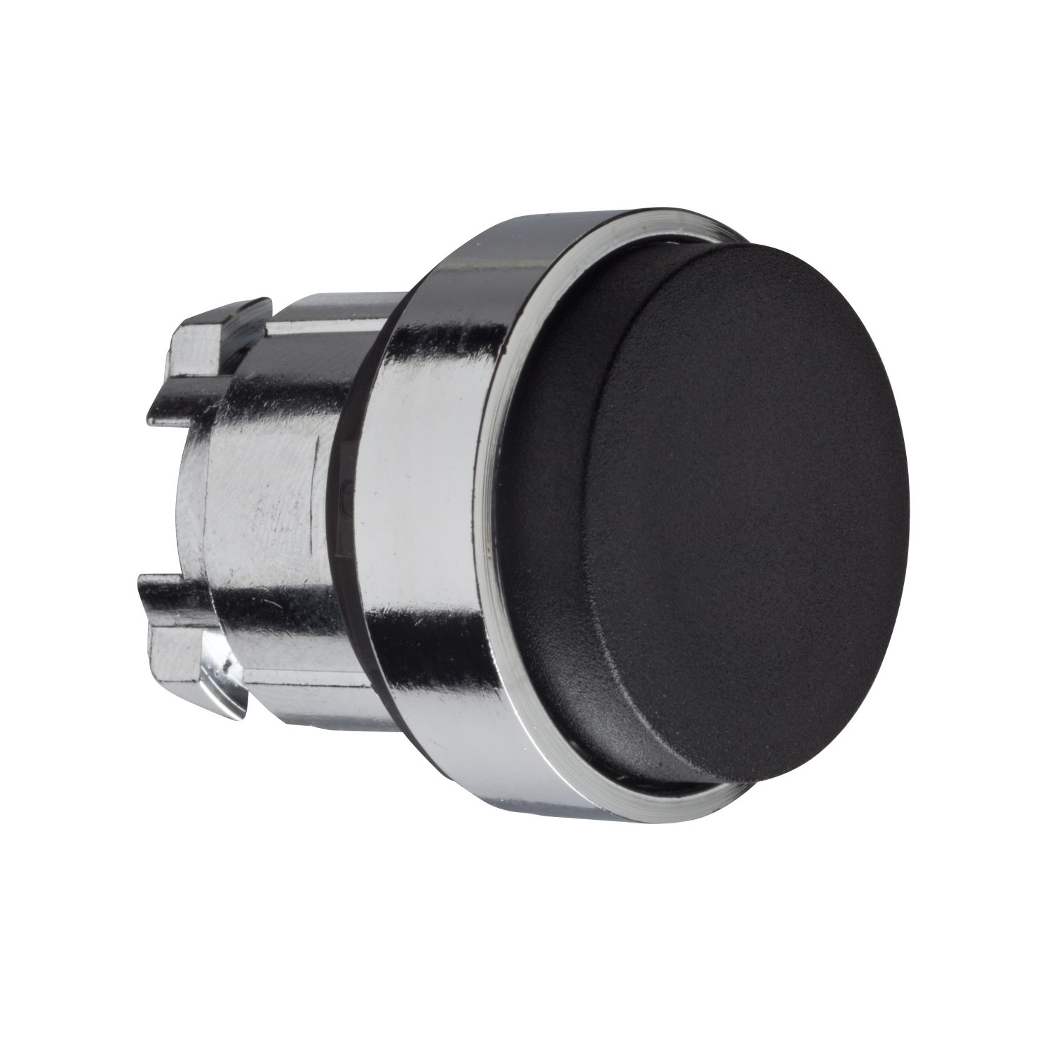 ZB4BH2 Harmony Extended Projecting Standard Non-Illuminated Pushbutton Head, 22 mm, Round Shape, UNMARKED Legend, Metal, Black