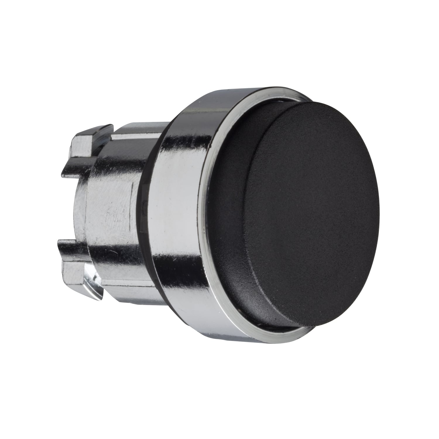ZB4BL2 ZB4 Non-Illuminated Pushbutton Head Operator, 22 mm Dia, Round Shape, Metal, Black