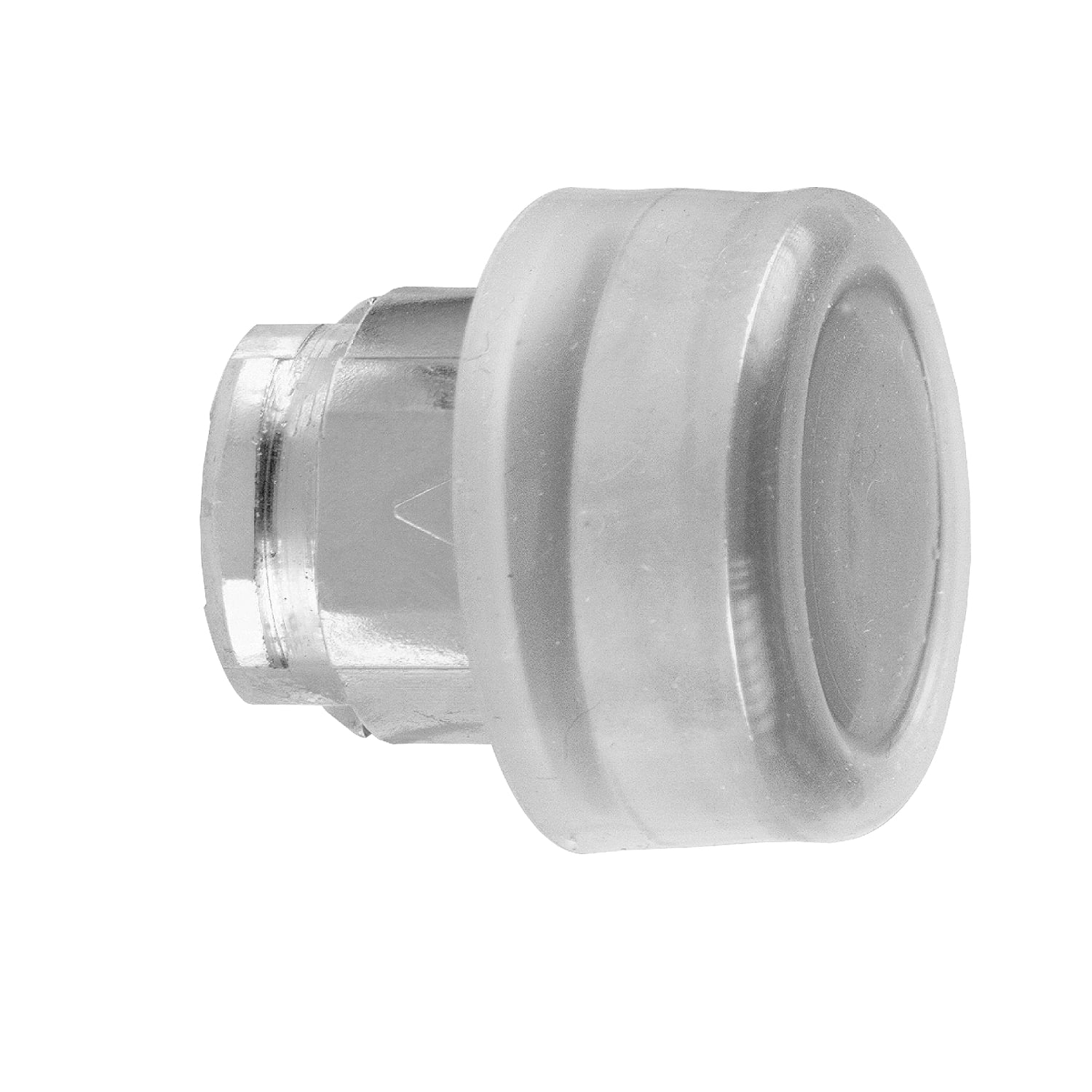 ZB4BP2 Harmony Blank Non-Illuminated Projecting Spring Return Standard Pushbutton Head, 22 mm Dia, Round Shape, Metal, Black